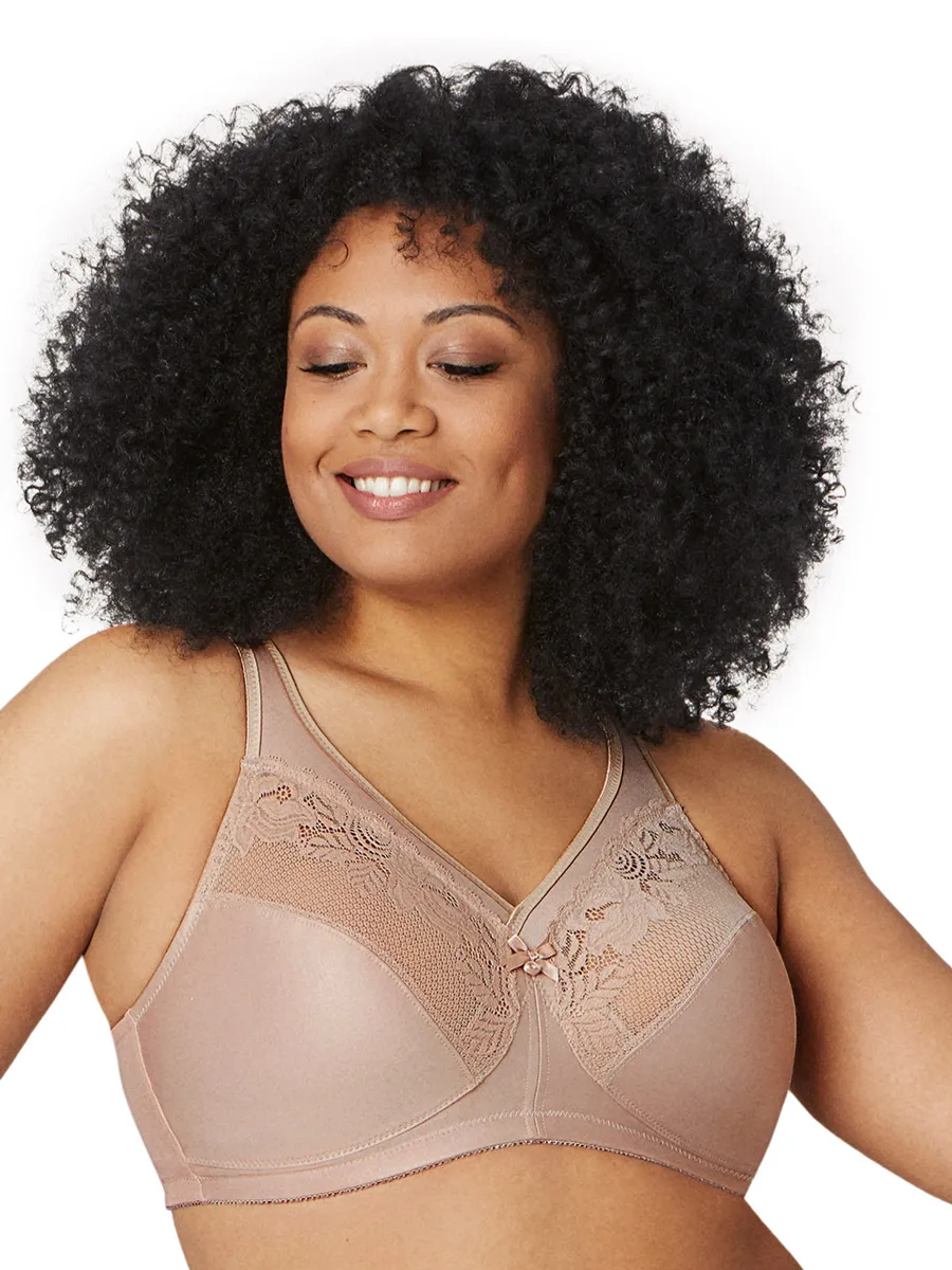 Glamorise Bra 1003 - Seamless Minimizer Support - Beige