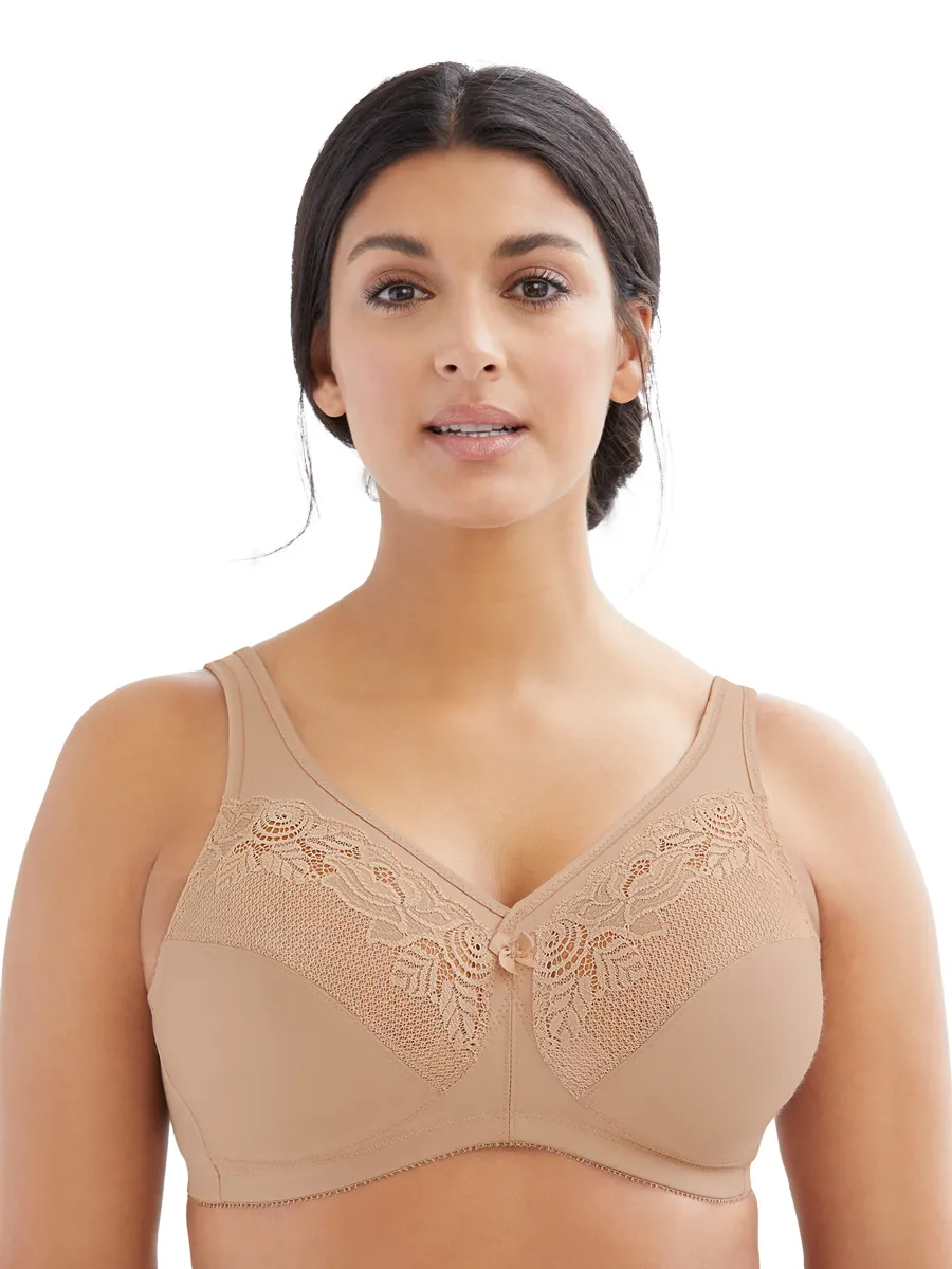 Glamorise Bra 1003 - Seamless Minimizer Support - Beige