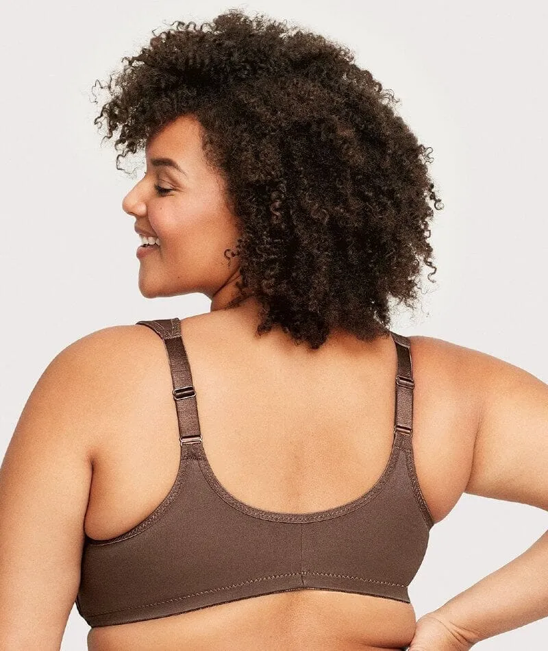Glamorise WonderWire Front-Closure Bra - Mocha