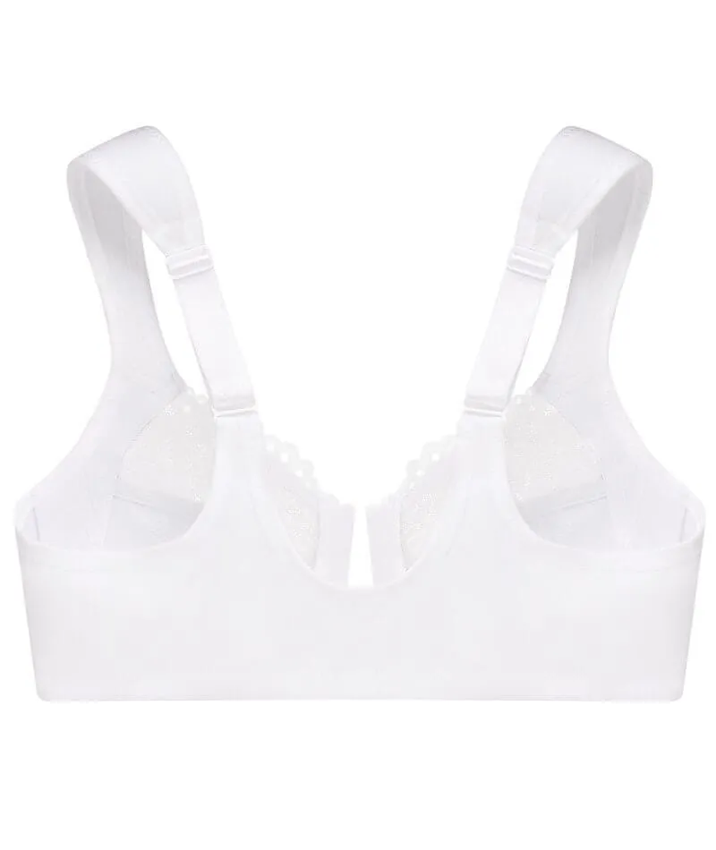 Glamorise WonderWire Front-Closure Bra - White