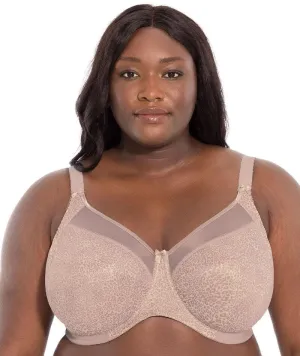 Goddess Kayla Underwired Banded Bra - Taupe Leo