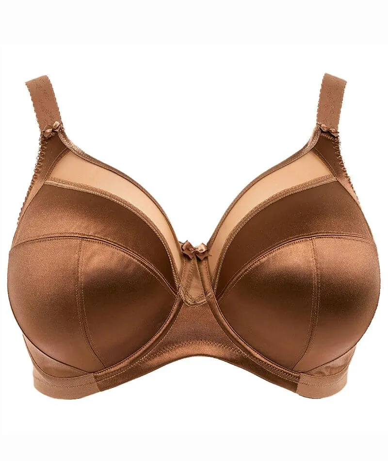 Goddess Keira Underwired Banded Bra - Cinnamon