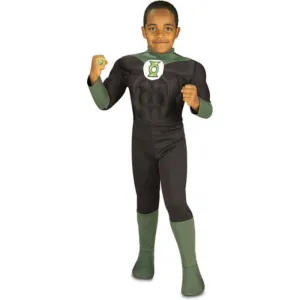 Green Lantern Deluxe Muscle Chest Child Size L