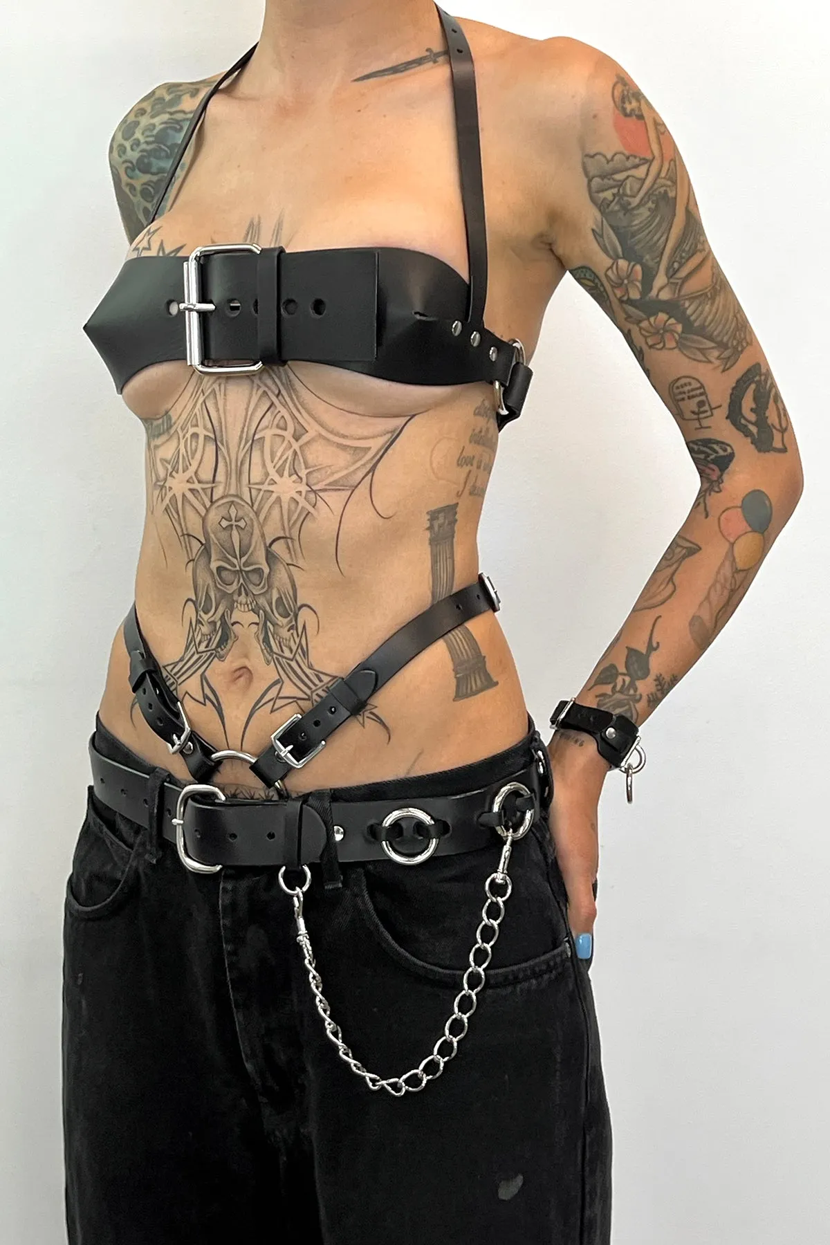 Halter Buckle Bra