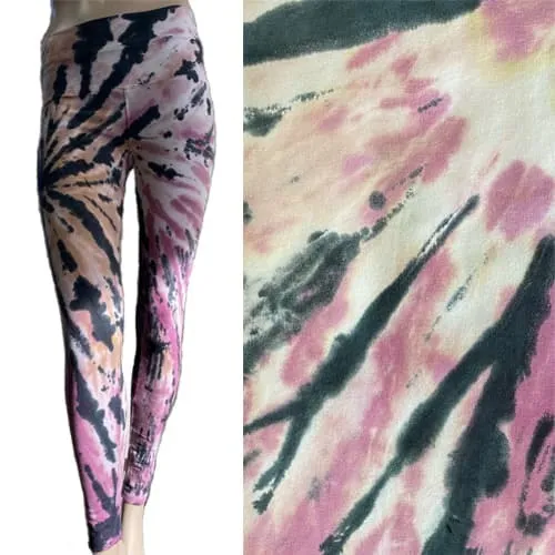 Hard Tail High Rise Ankle Legging - Tie Dye