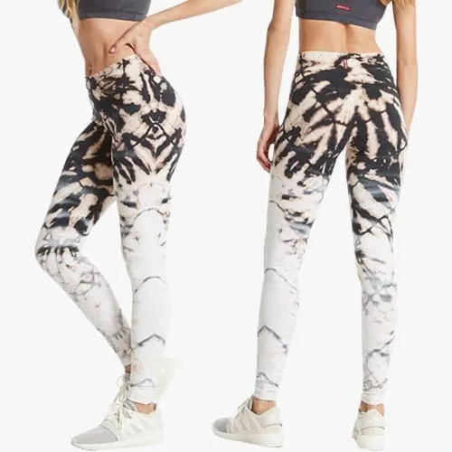 Hard Tail High Rise Ankle Legging - Tie Dye