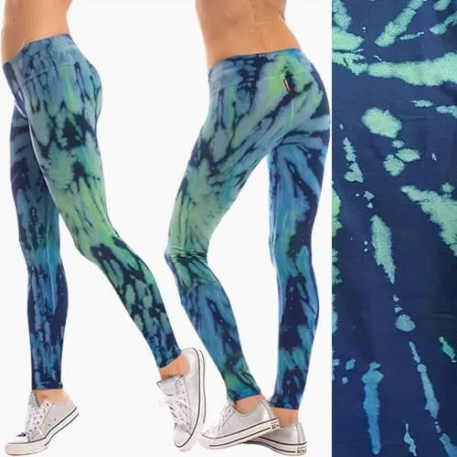 Hard Tail High Rise Ankle Legging - Tie Dye