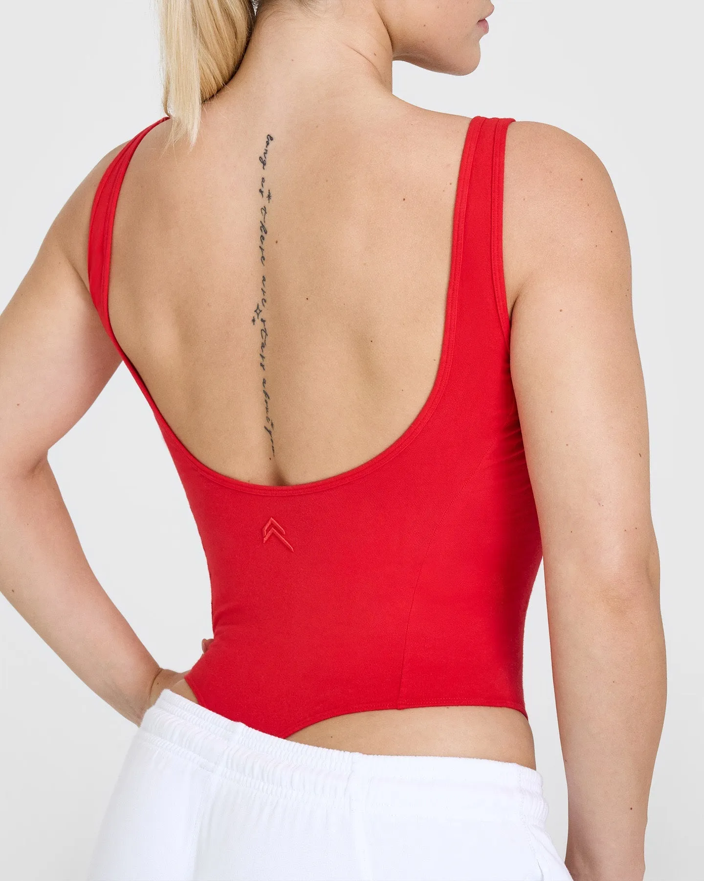 High Leg Bodysuit | Muscle Mommy Red