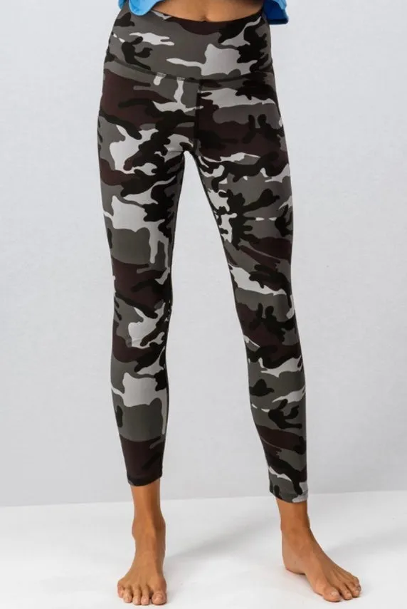 High Waisted Camo Leggings