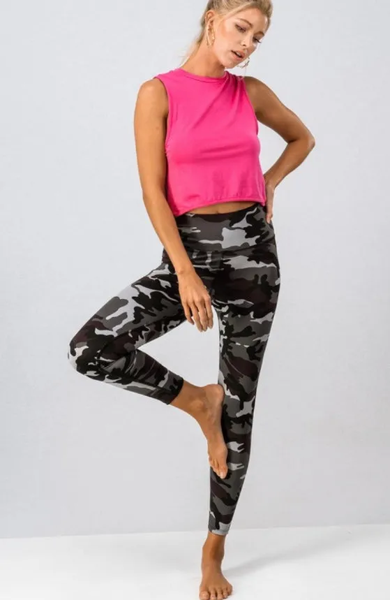 High Waisted Camo Leggings