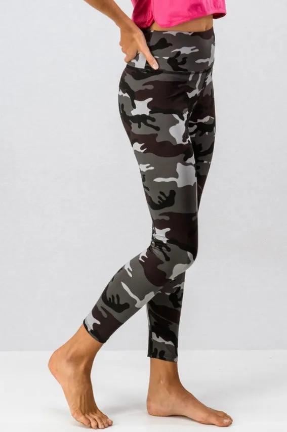 High Waisted Camo Leggings
