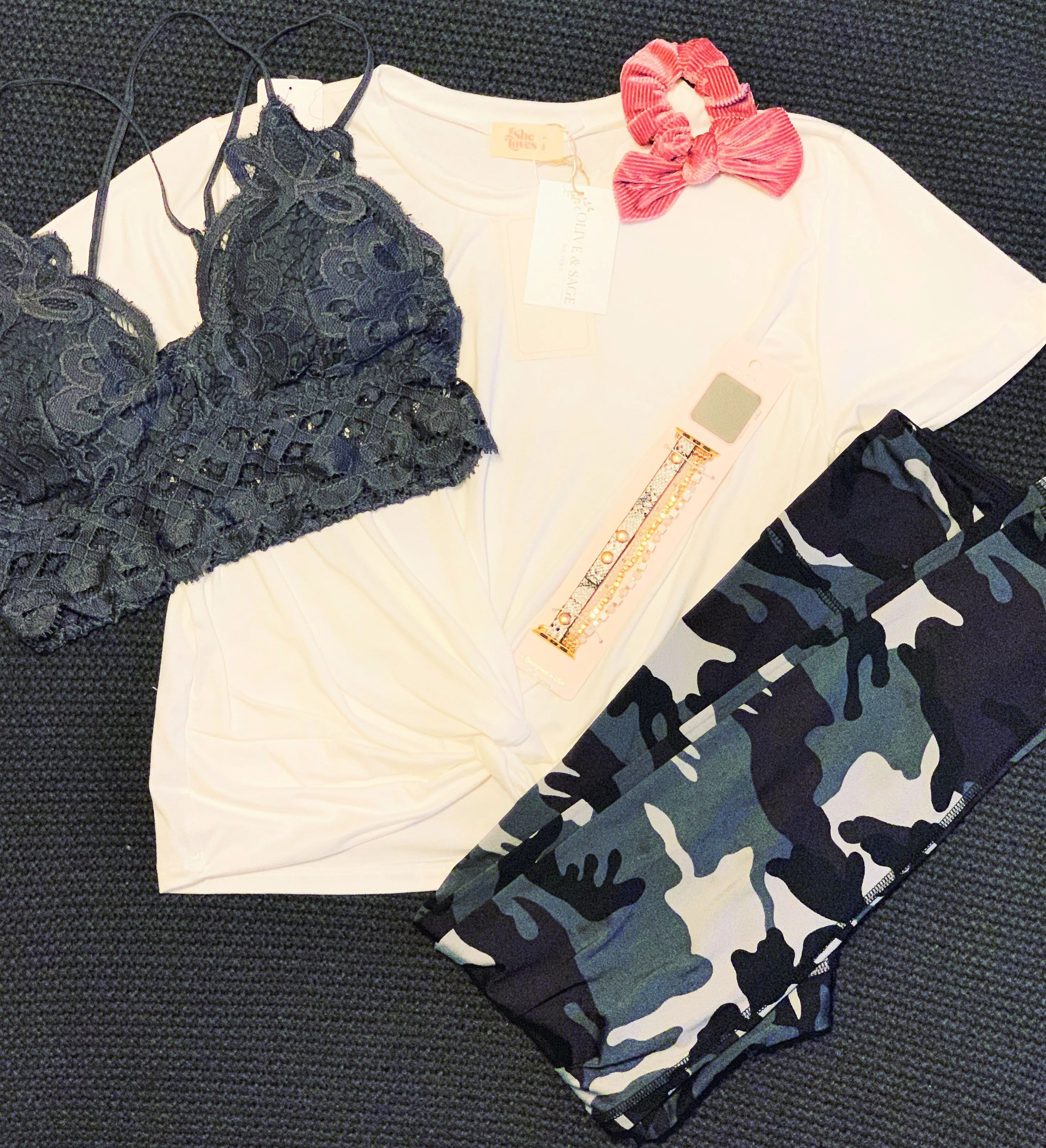 High Waisted Camo Leggings