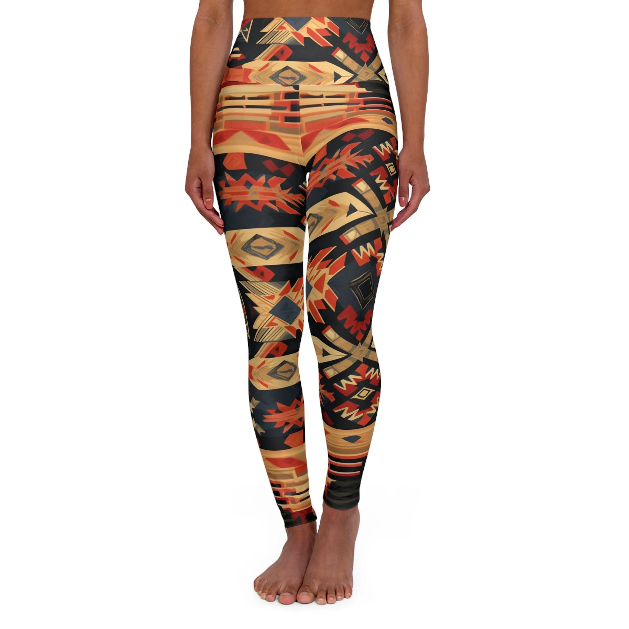 High Waisted Leggings - Goya Spainscape