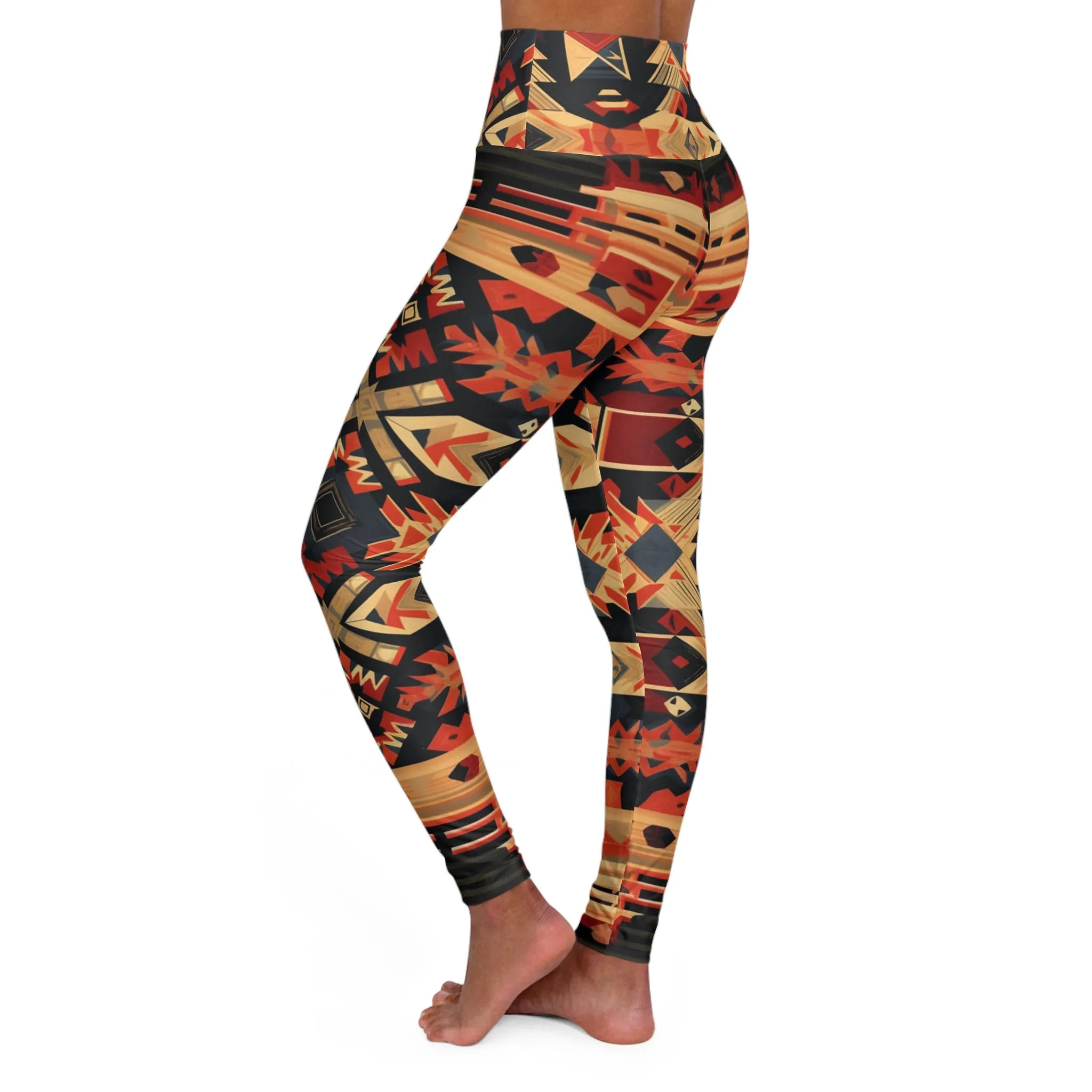 High Waisted Leggings - Goya Spainscape
