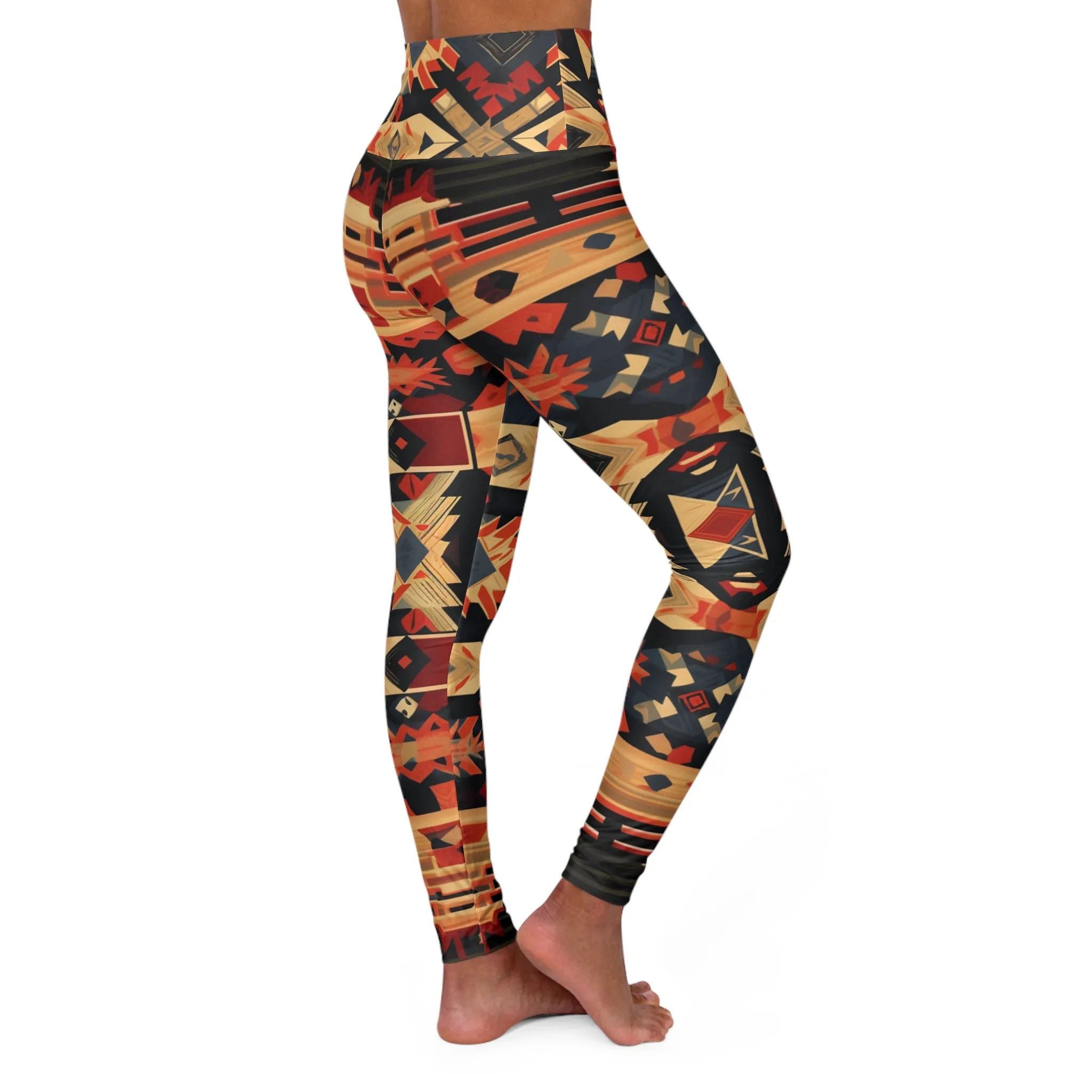 High Waisted Leggings - Goya Spainscape