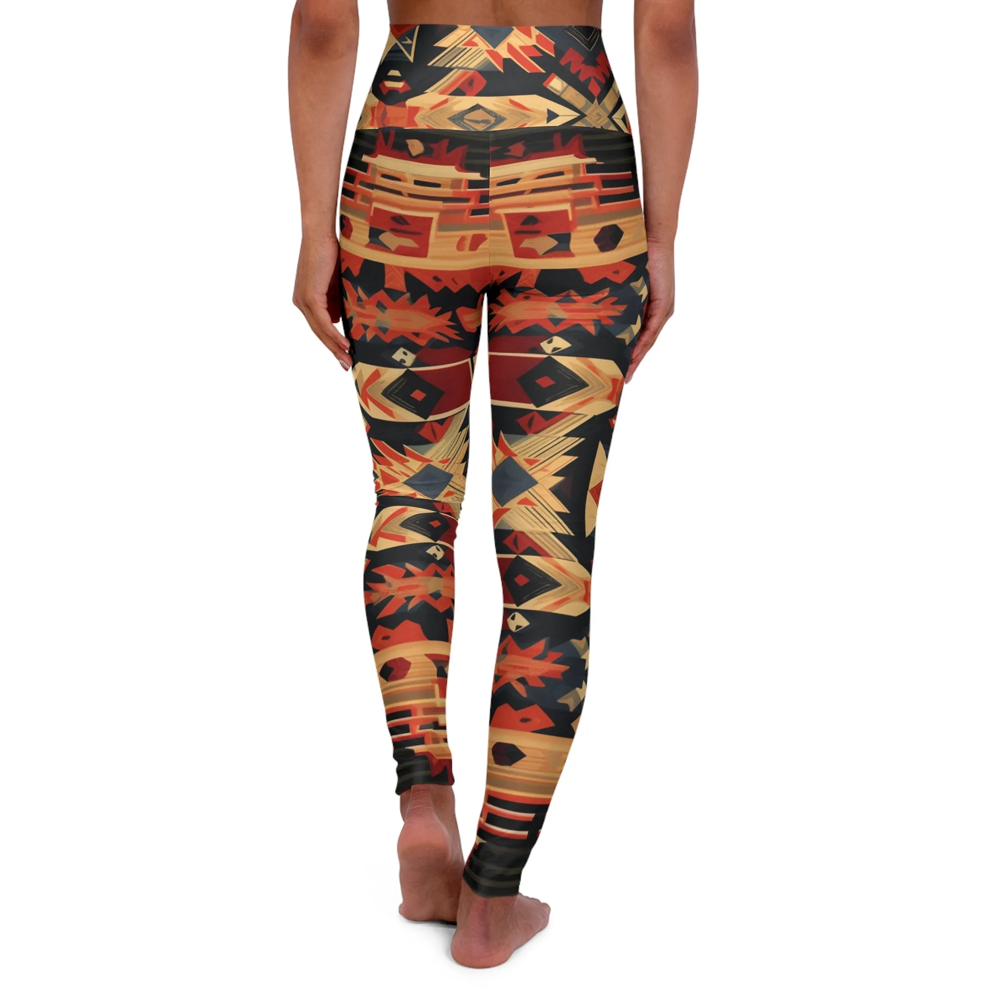 High Waisted Leggings - Goya Spainscape