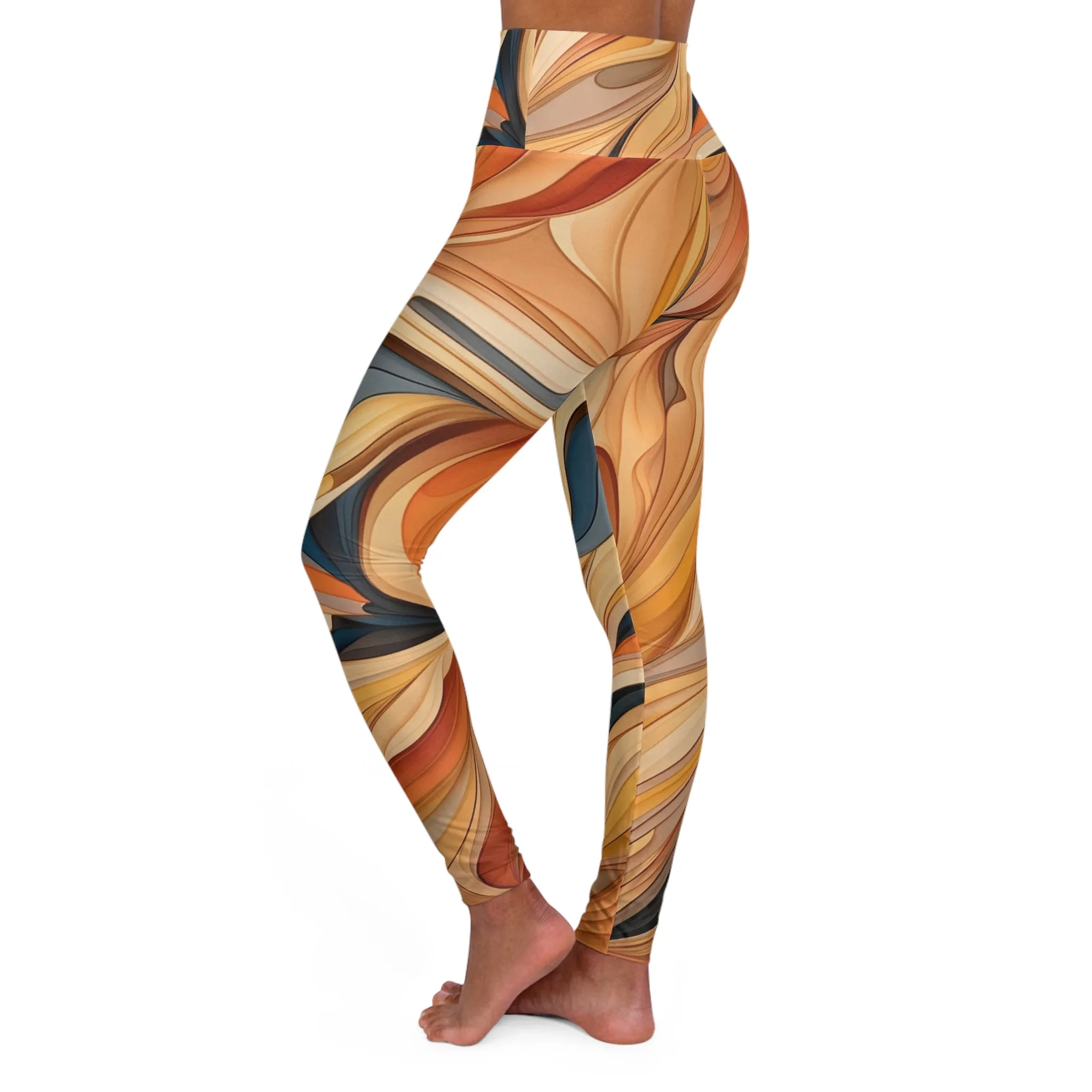 High Waisted Leggings - ImpressionistOil