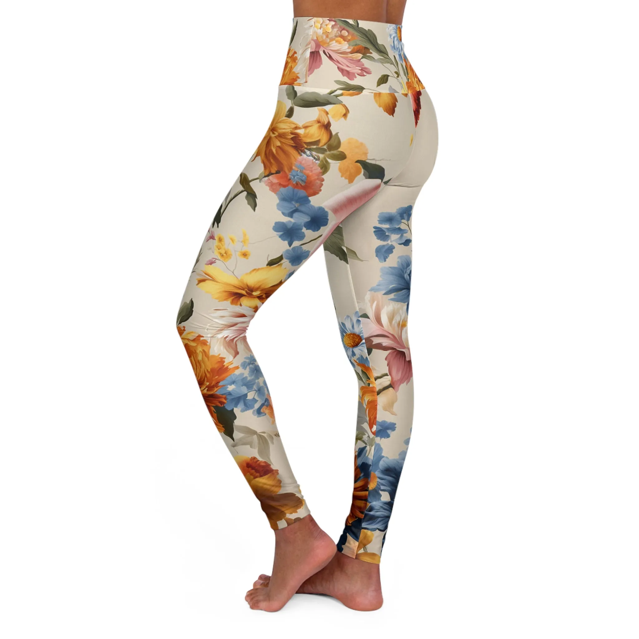 High Waisted Leggings - Labille-Parisian.
