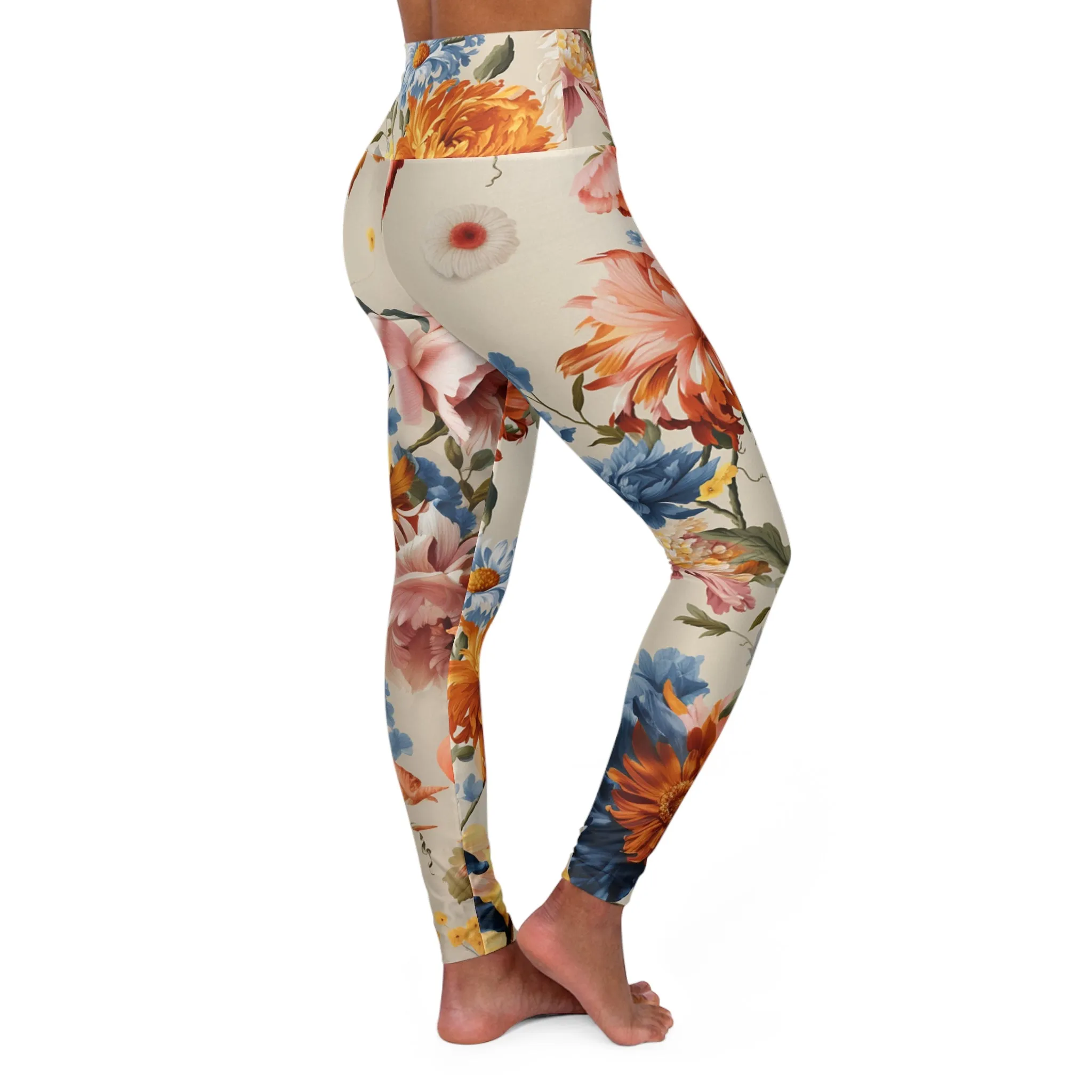 High Waisted Leggings - Labille-Parisian.