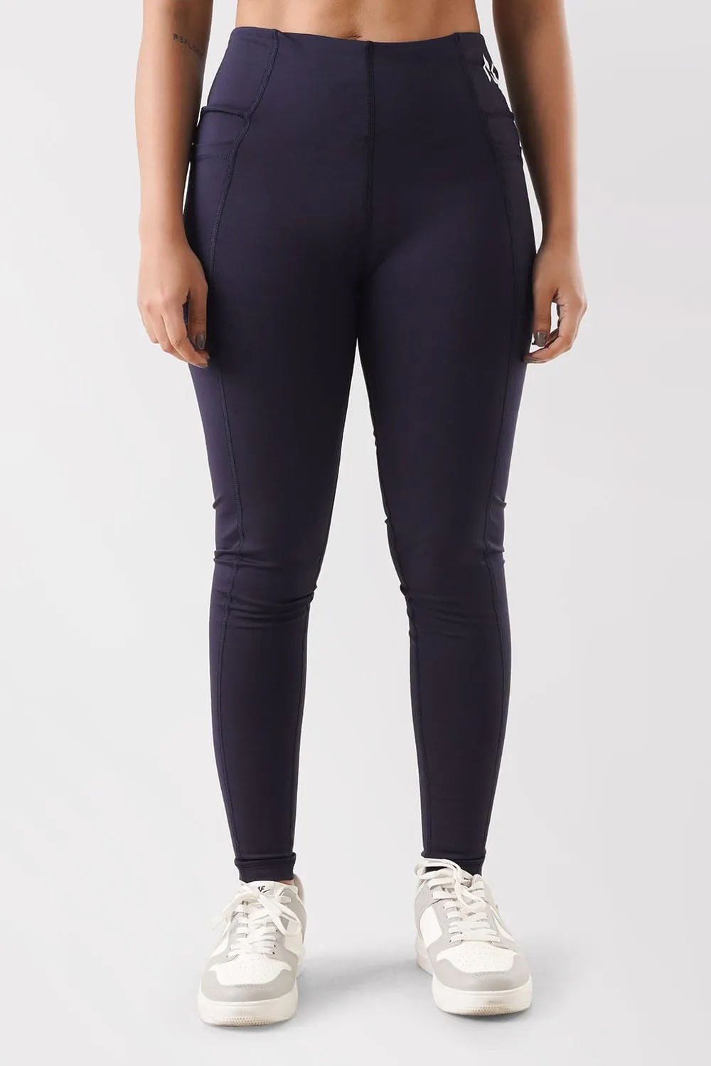 High Waisted Leggings Navy