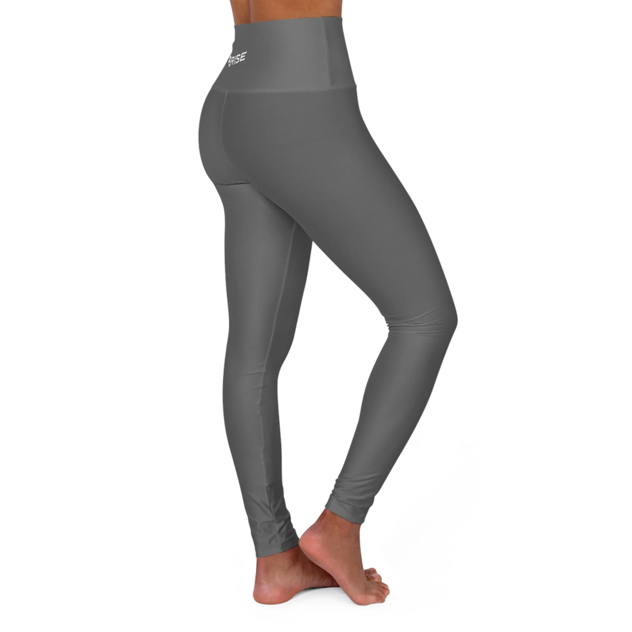 High Waisted Leggings Never Give Up - Grey