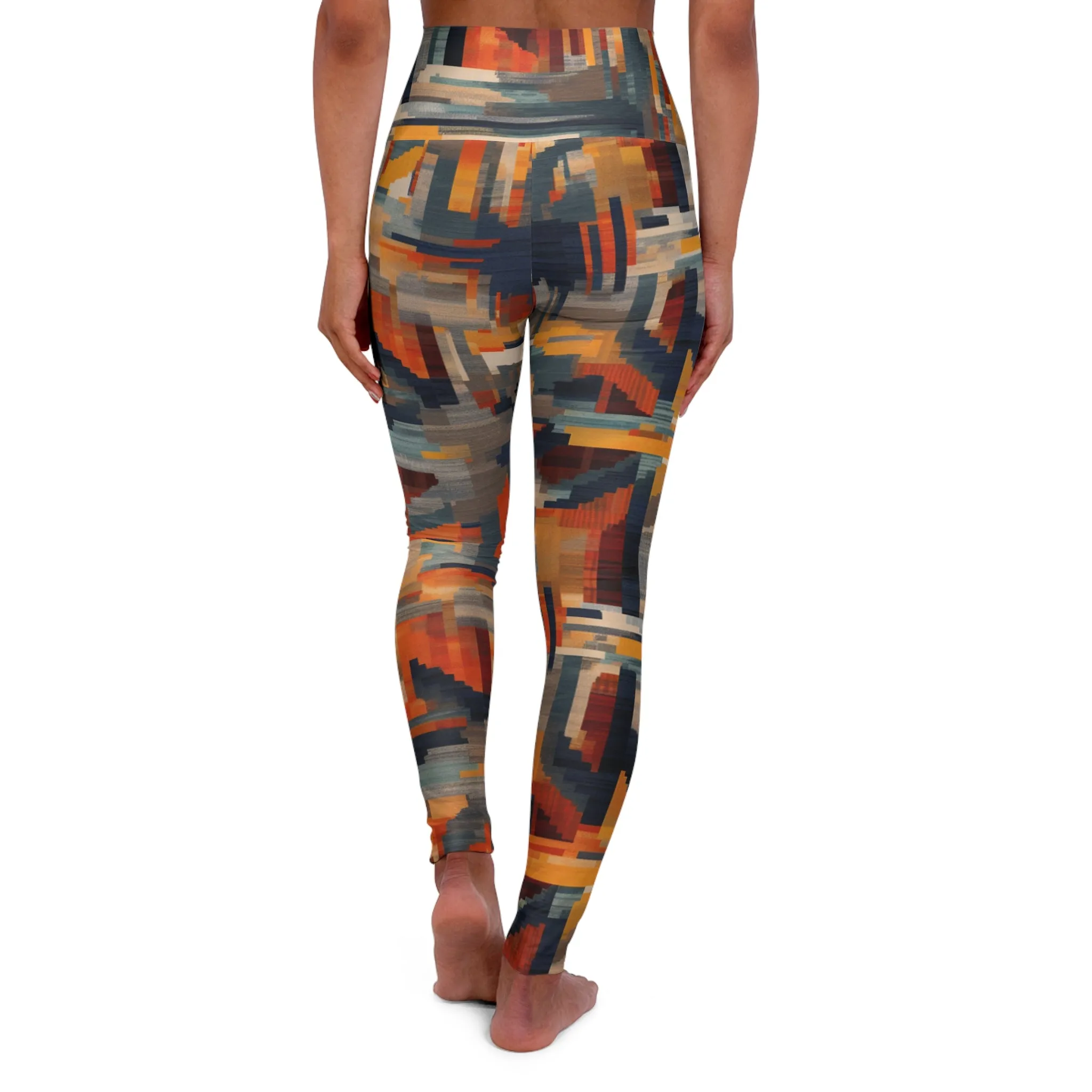 High Waisted Leggings - Vermeer_Provence
