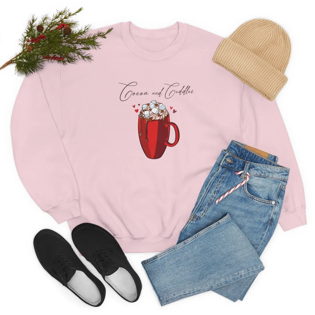Hot Chocolate Weather | Crewneck Sweatshirt | Christmas Gifts For Her | Holiday Gifts | Trendy Gifts