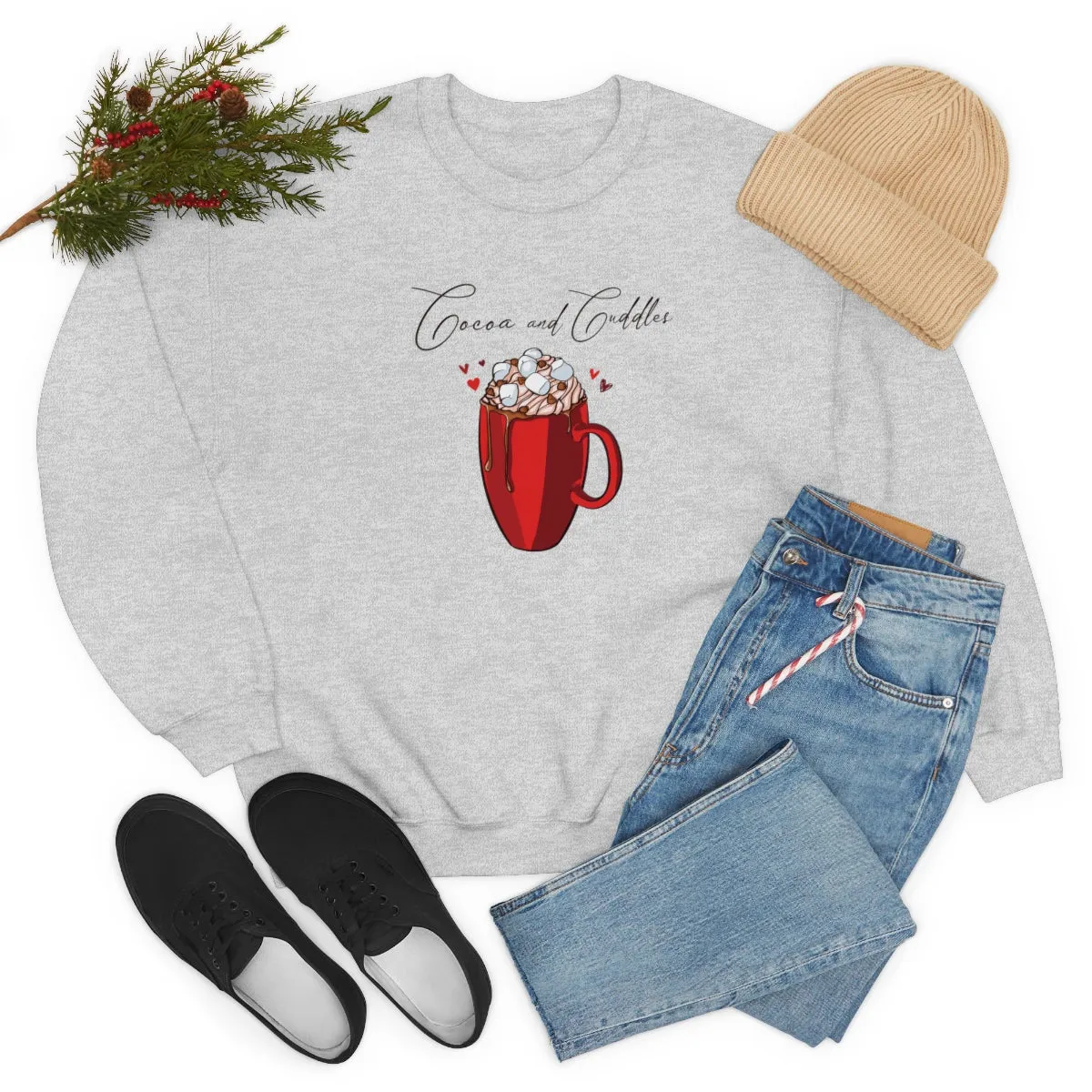Hot Chocolate Weather | Crewneck Sweatshirt | Christmas Gifts For Her | Holiday Gifts | Trendy Gifts