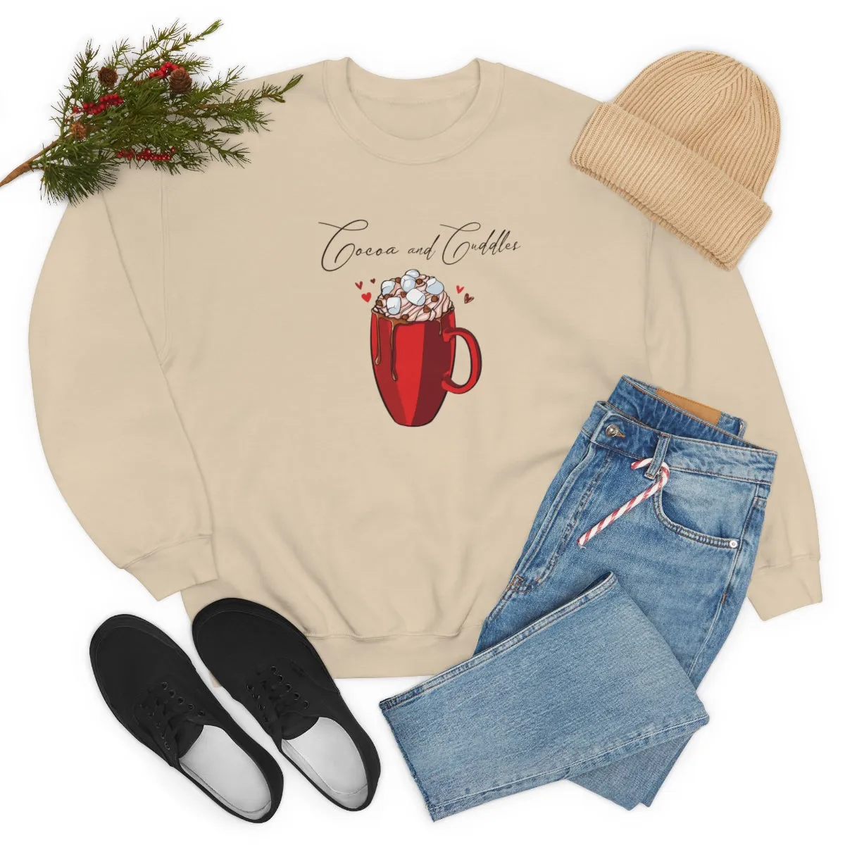 Hot Chocolate Weather | Crewneck Sweatshirt | Christmas Gifts For Her | Holiday Gifts | Trendy Gifts
