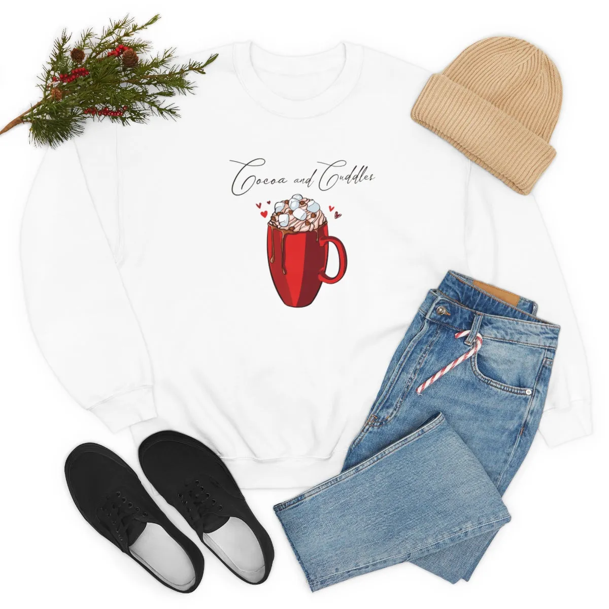 Hot Chocolate Weather | Crewneck Sweatshirt | Christmas Gifts For Her | Holiday Gifts | Trendy Gifts