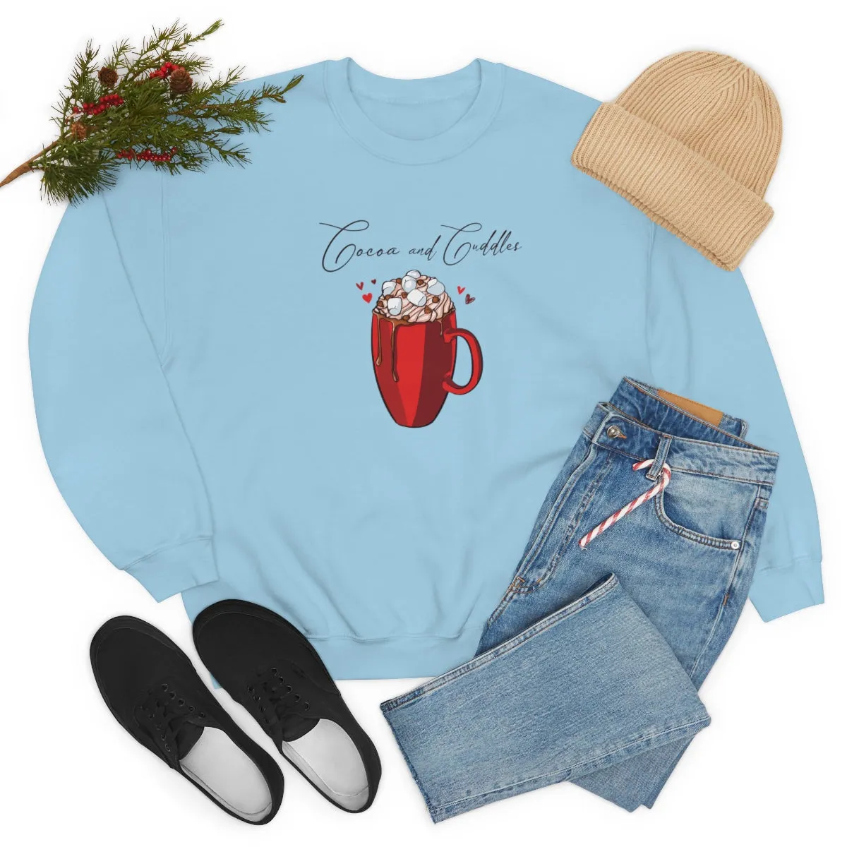 Hot Chocolate Weather | Crewneck Sweatshirt | Christmas Gifts For Her | Holiday Gifts | Trendy Gifts