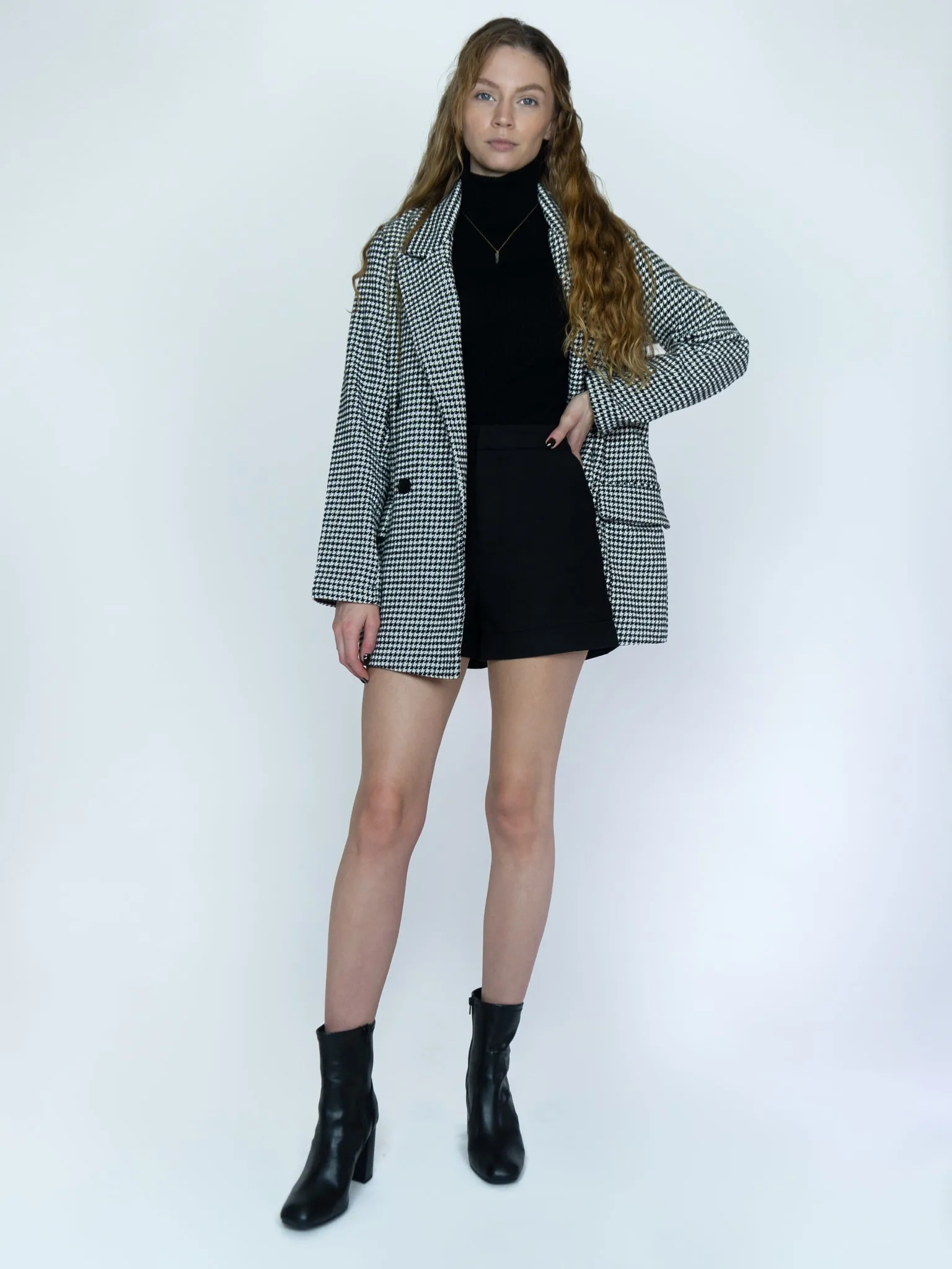 Houndstooth Blazer