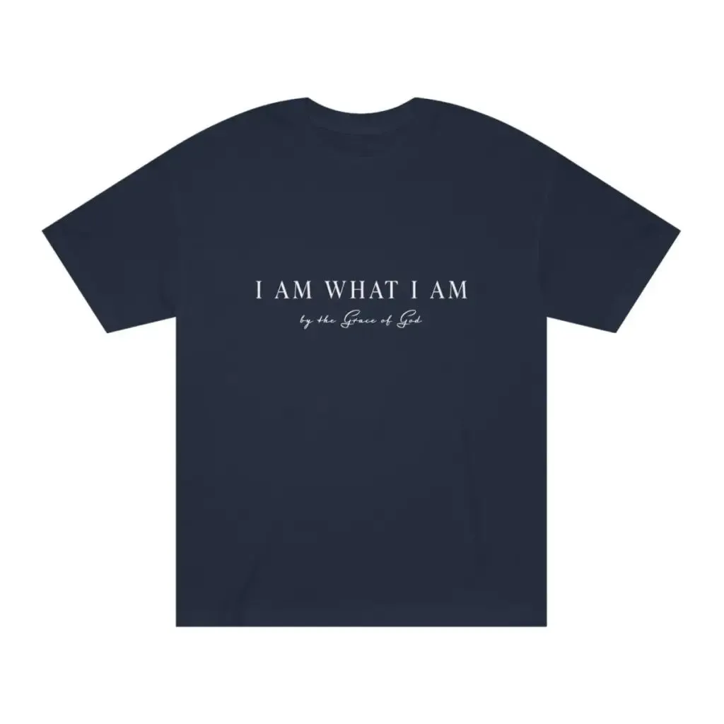I Am What I Am Christian Tshirt | Aesthetic Cute Inspirational shirt perfect for gift & church