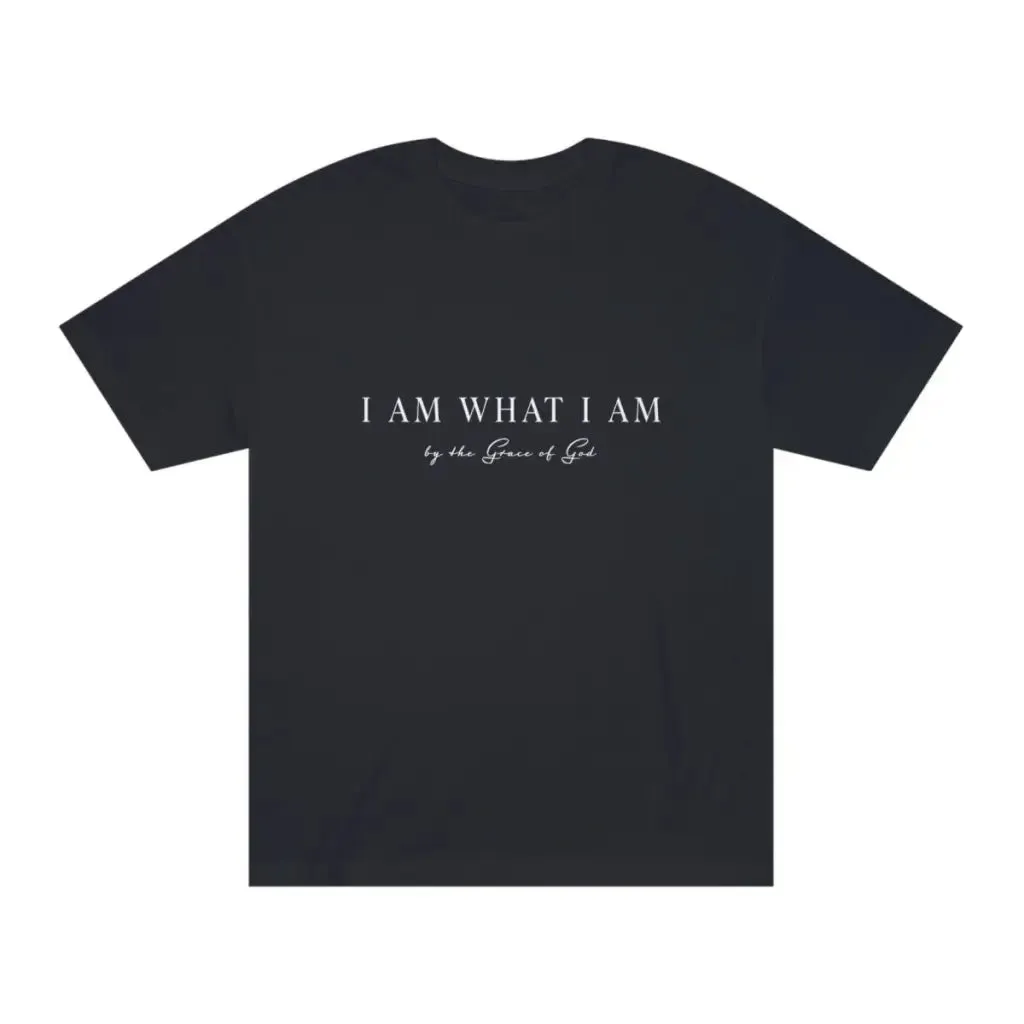 I Am What I Am Christian Tshirt | Aesthetic Cute Inspirational shirt perfect for gift & church