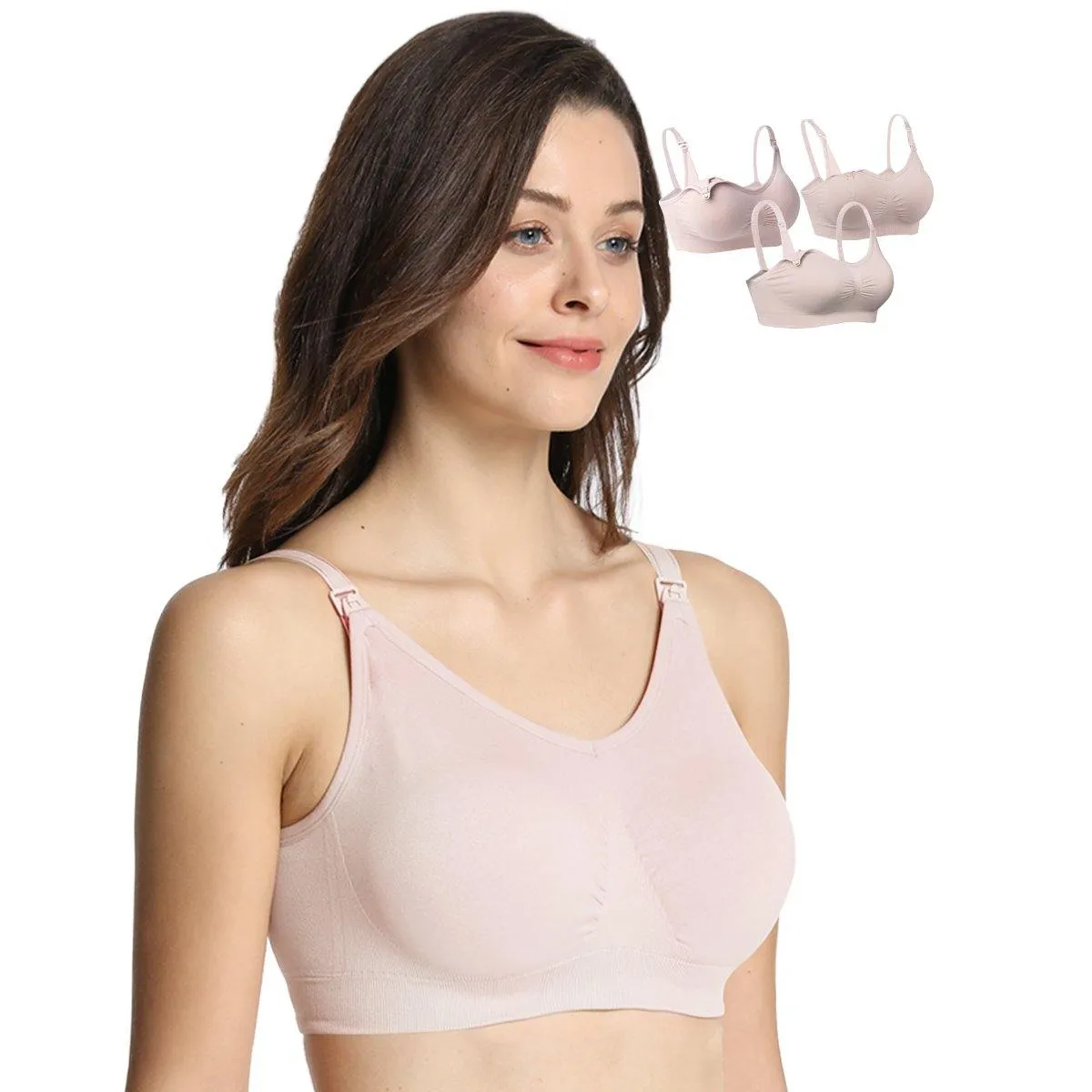 iLoveSIA 3PACK Womens Maternity & Nursing Bras Best selling styles