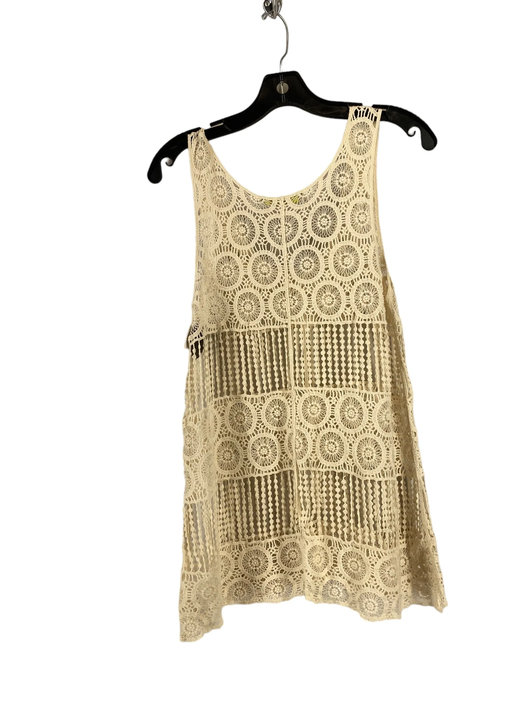 Ivory Top Sleeveless Clothes Mentor, Size M