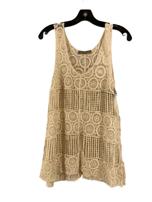 Ivory Top Sleeveless Clothes Mentor, Size M