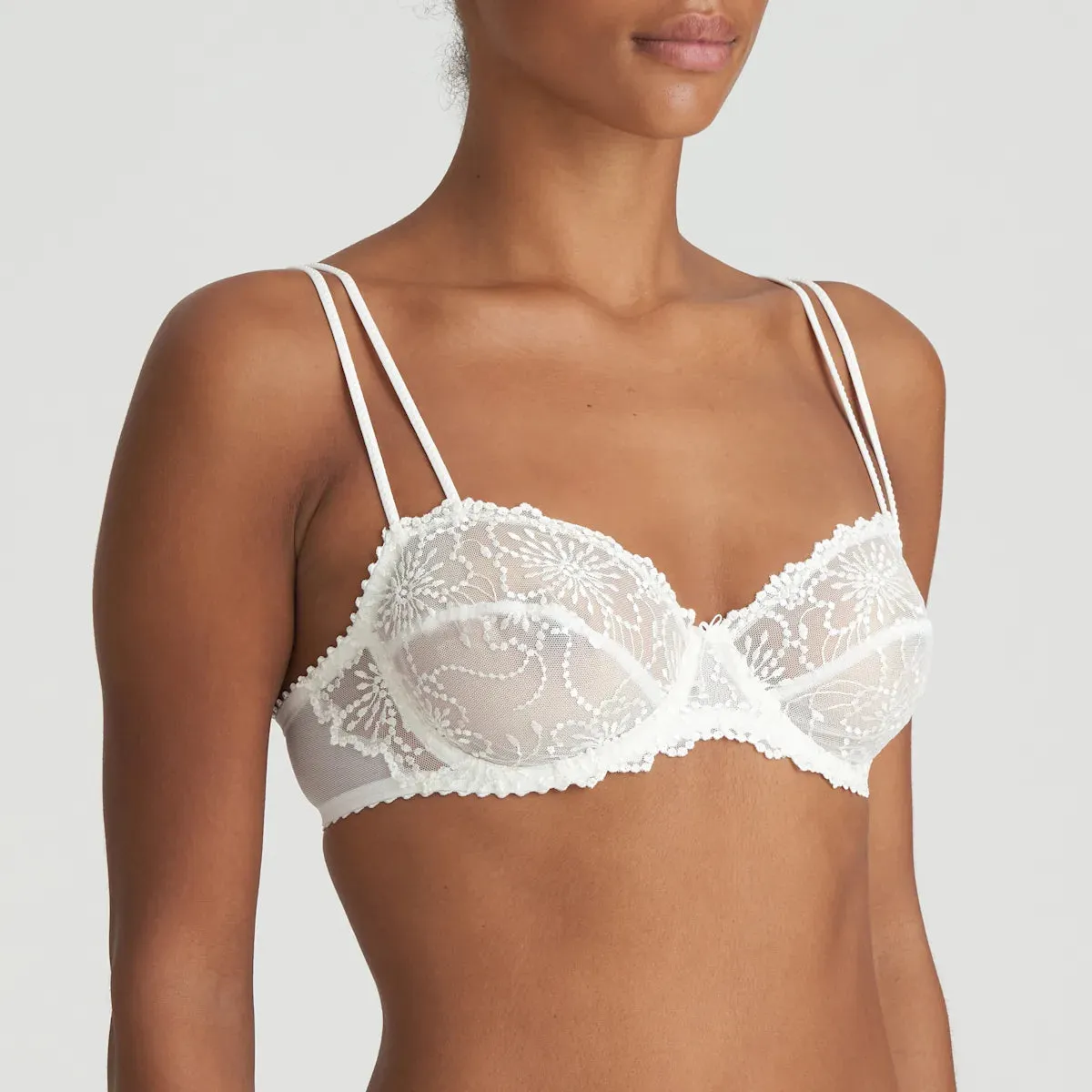 Jane Balcony Horizontal Seam Bra In Natural - Marie Jo