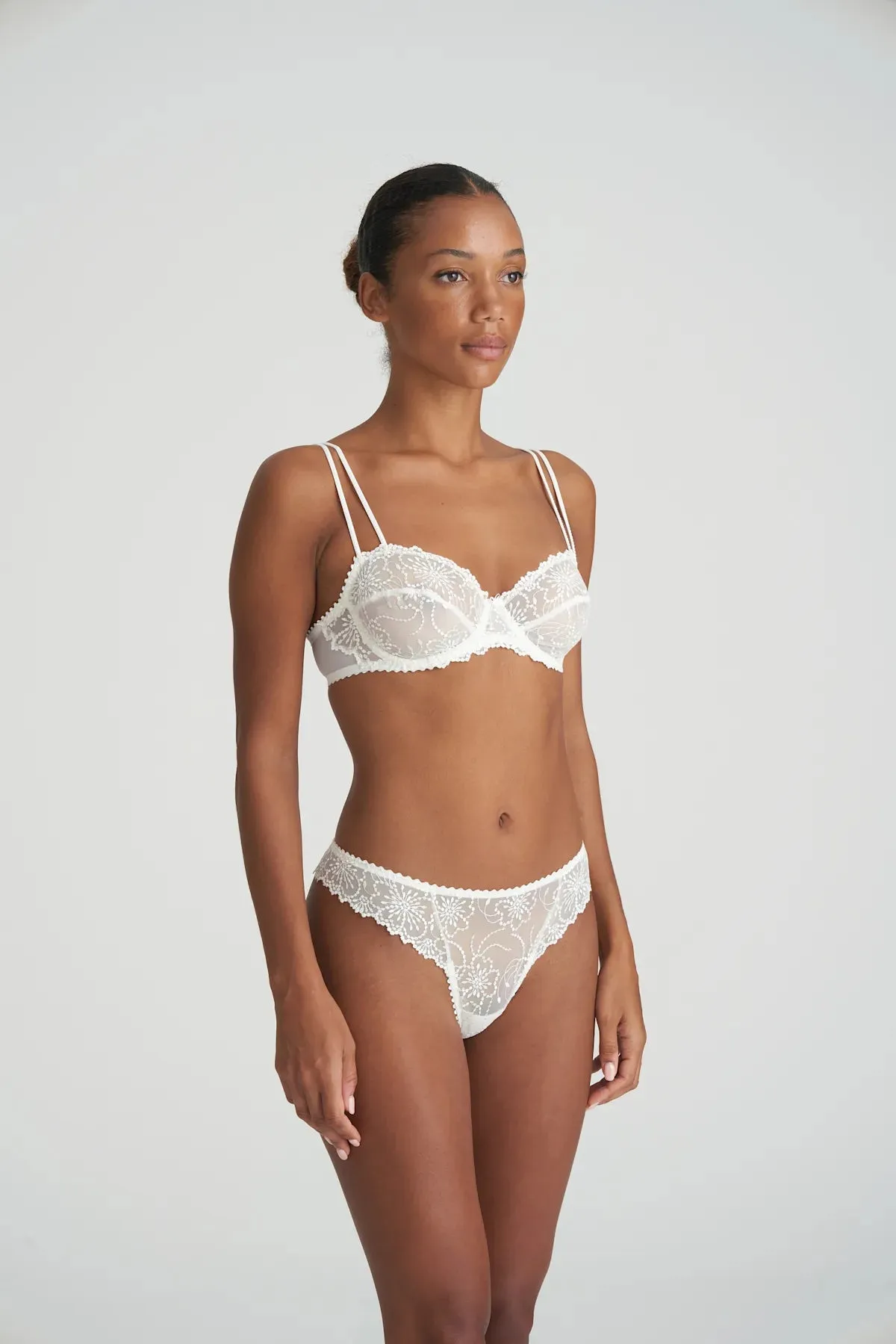 Jane Balcony Horizontal Seam Bra In Natural - Marie Jo