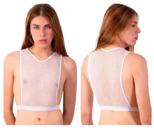 JCSTK - PLURAL PL007 Non-binary Underwear Crop Top White