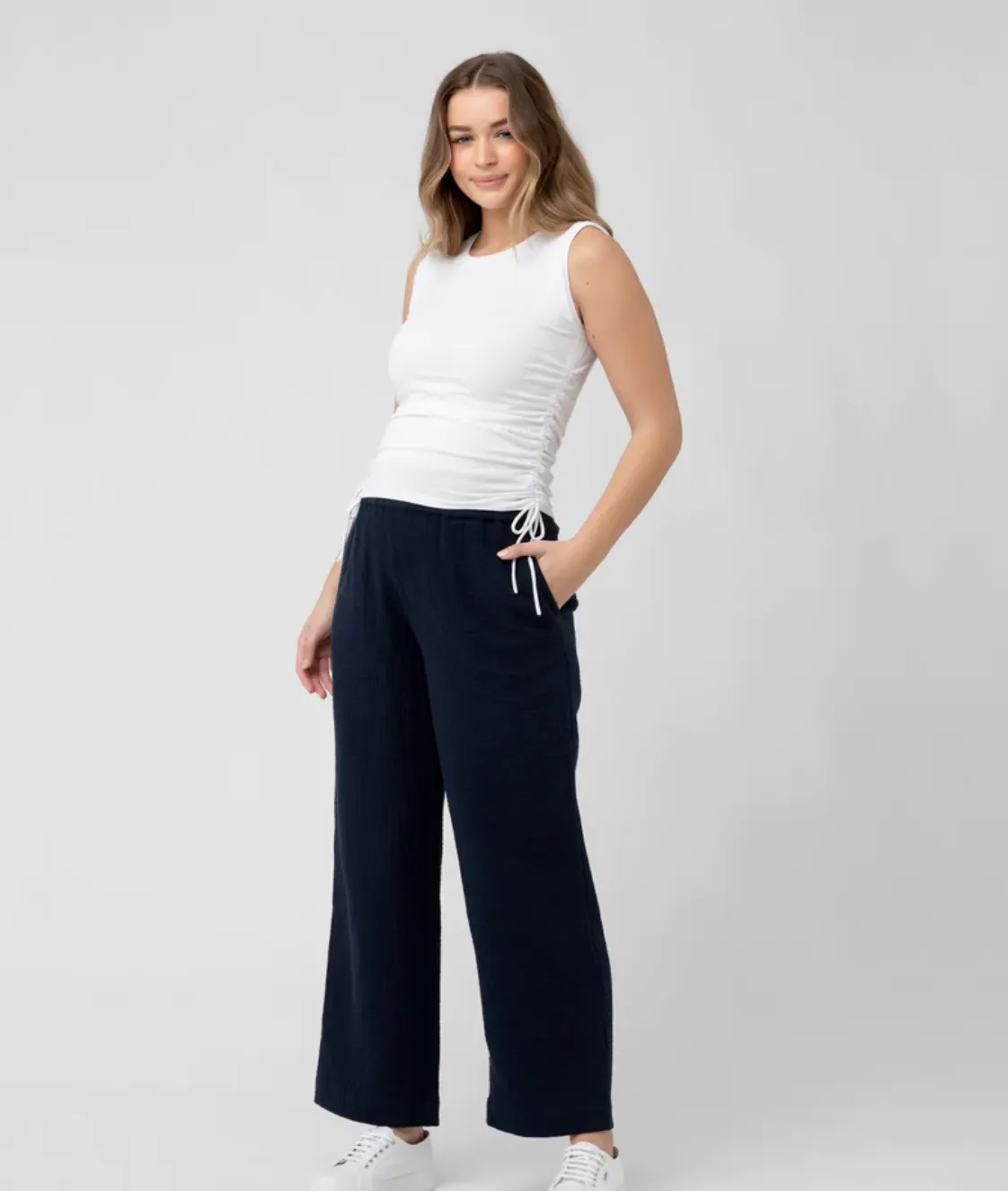 Jodie Ruched Rib Tank