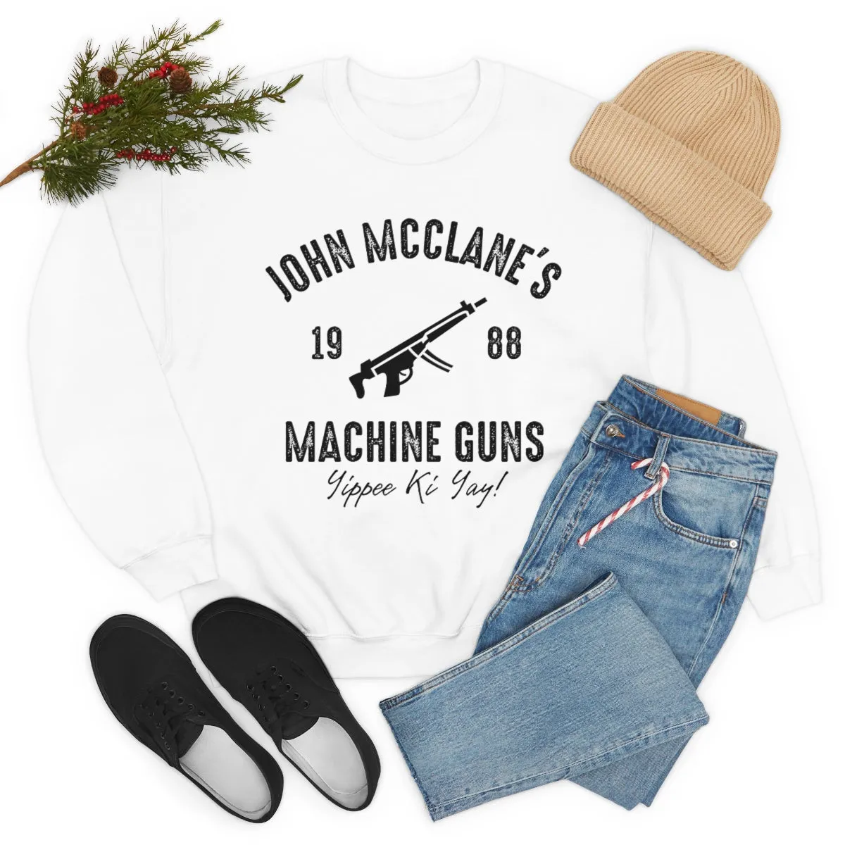 John Mcclane's Machine Gun Shop sweatshirt
