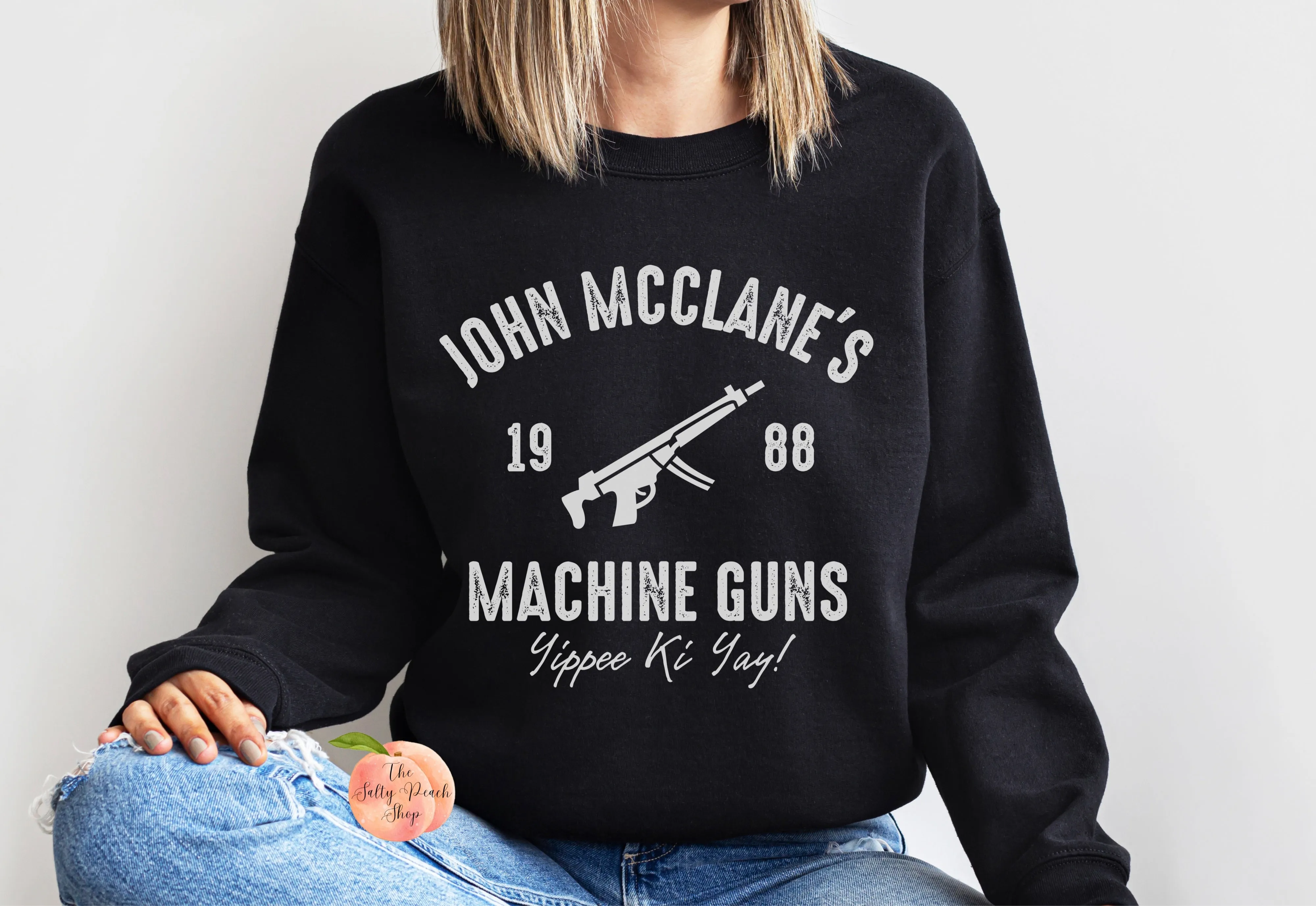 John Mcclane's Machine Gun Shop sweatshirt