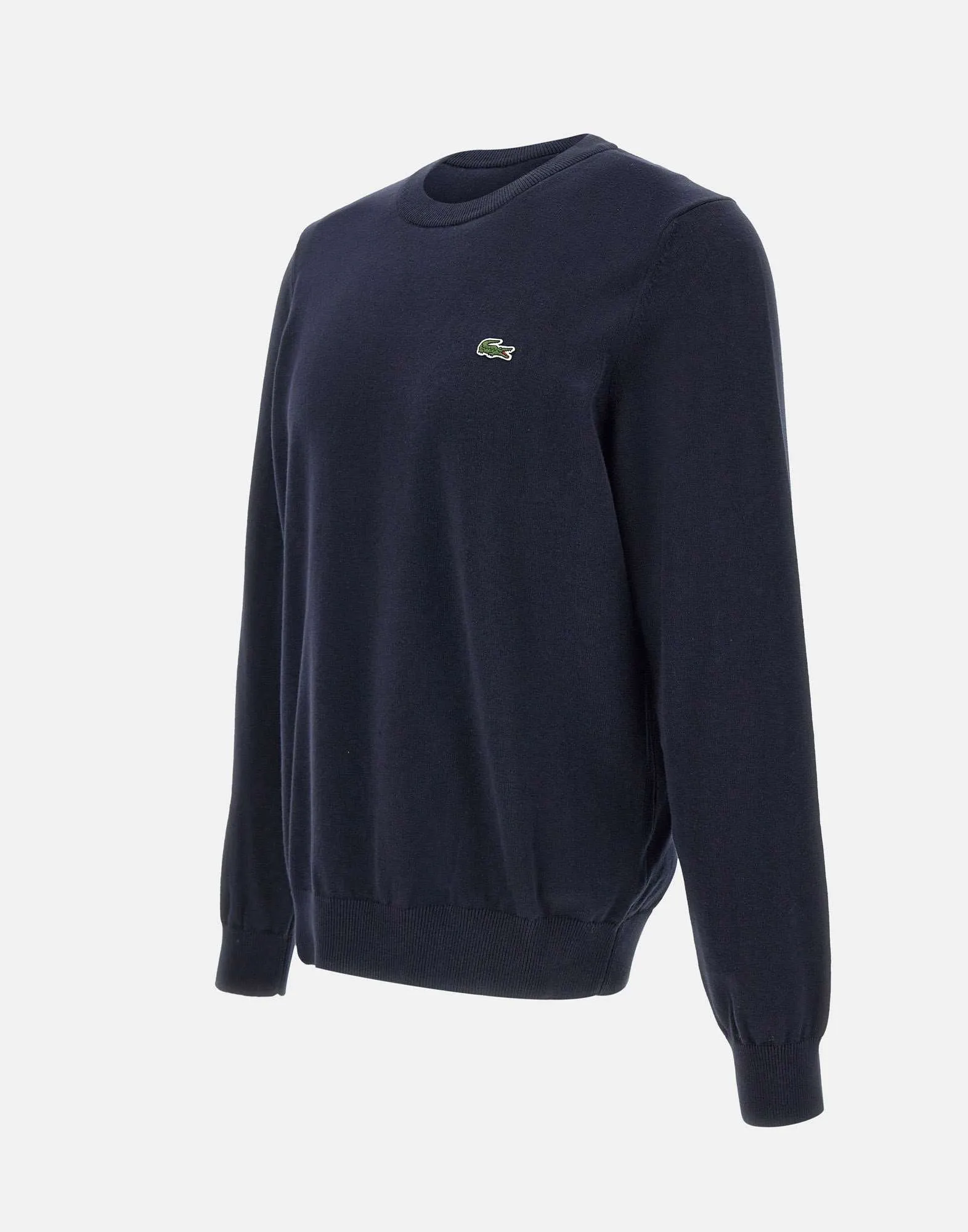 Lacoste Navy Cotton Crewneck tröja