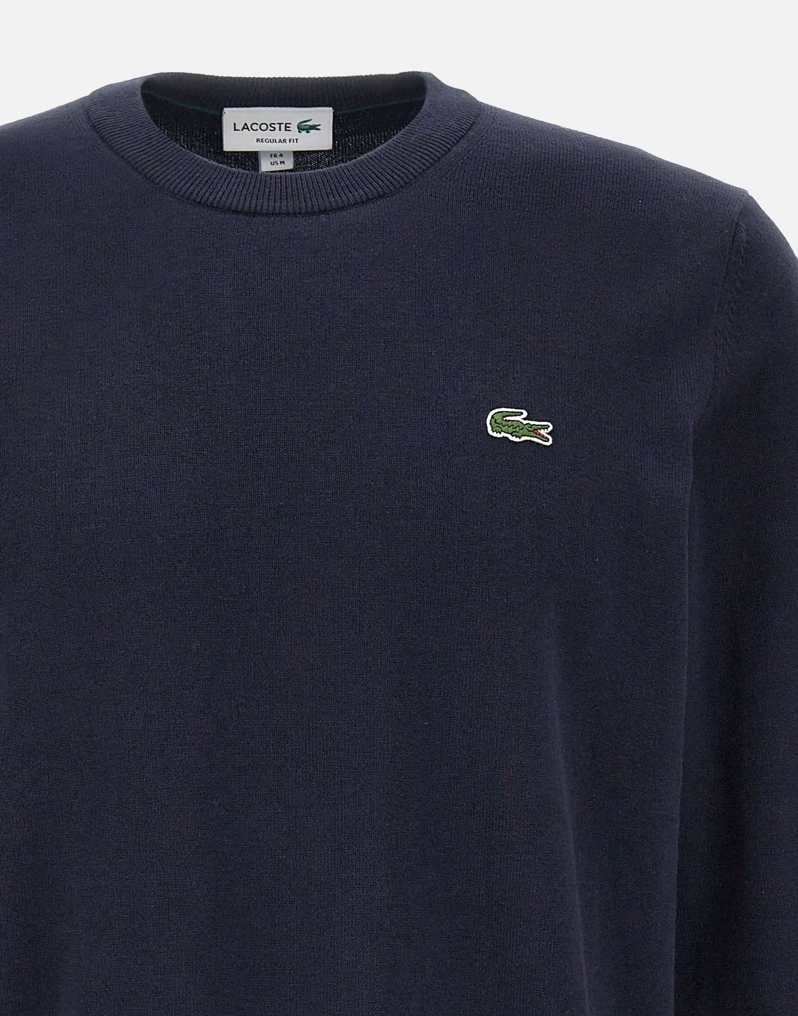 Lacoste Navy Cotton Crewneck tröja