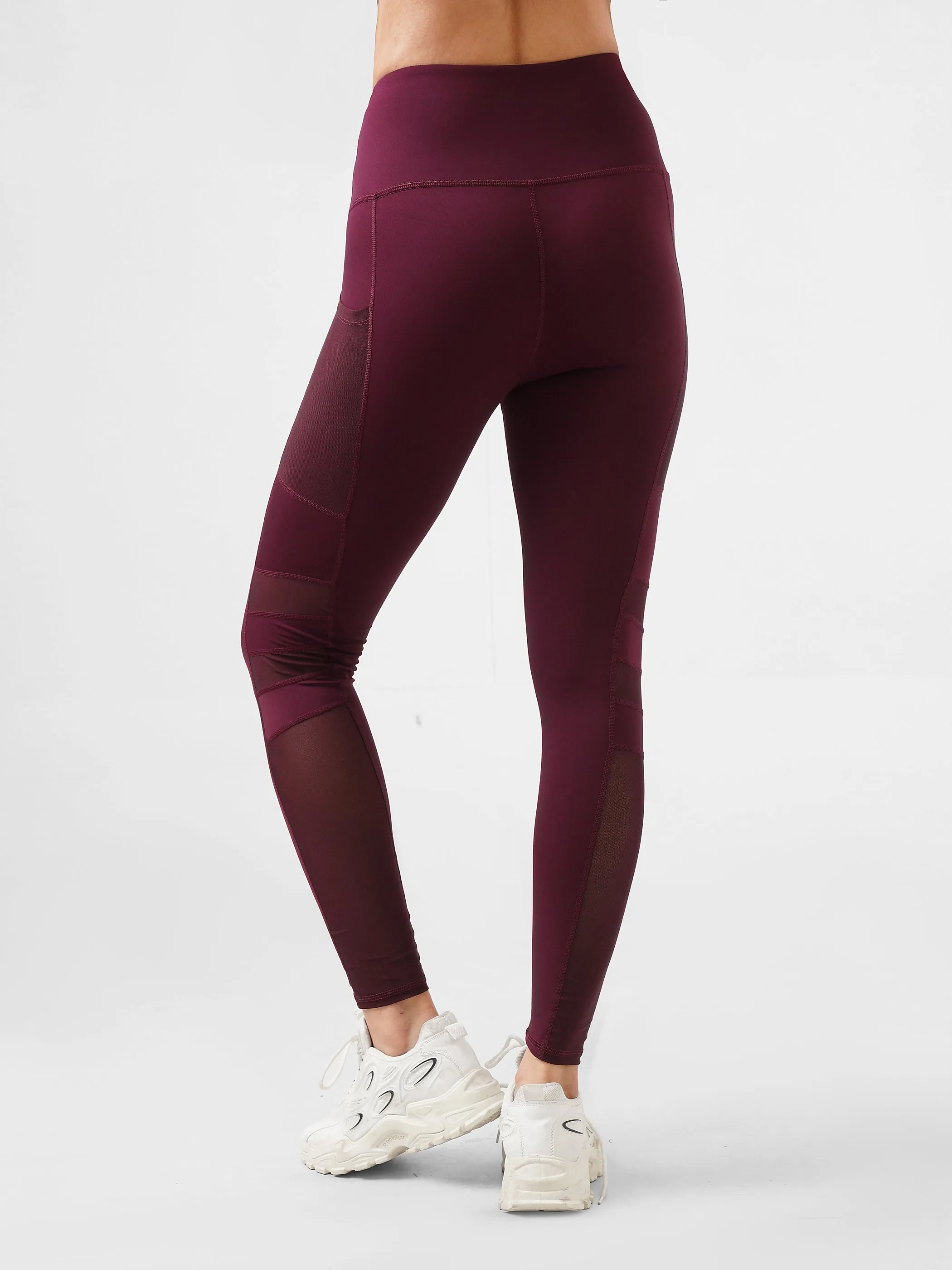 Leera Air Flex Pocket Legging in Maroon