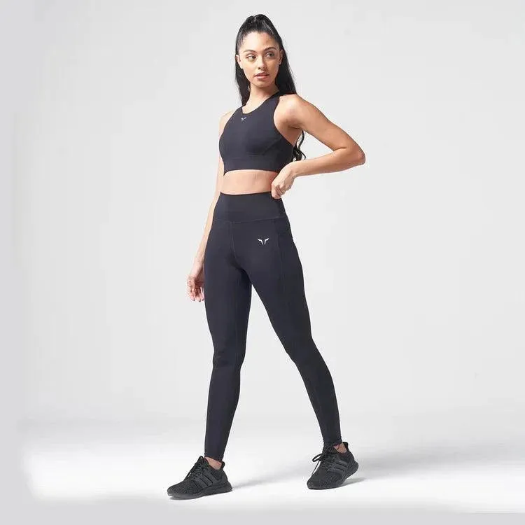 Leggings Essential High Waisted - Svartar