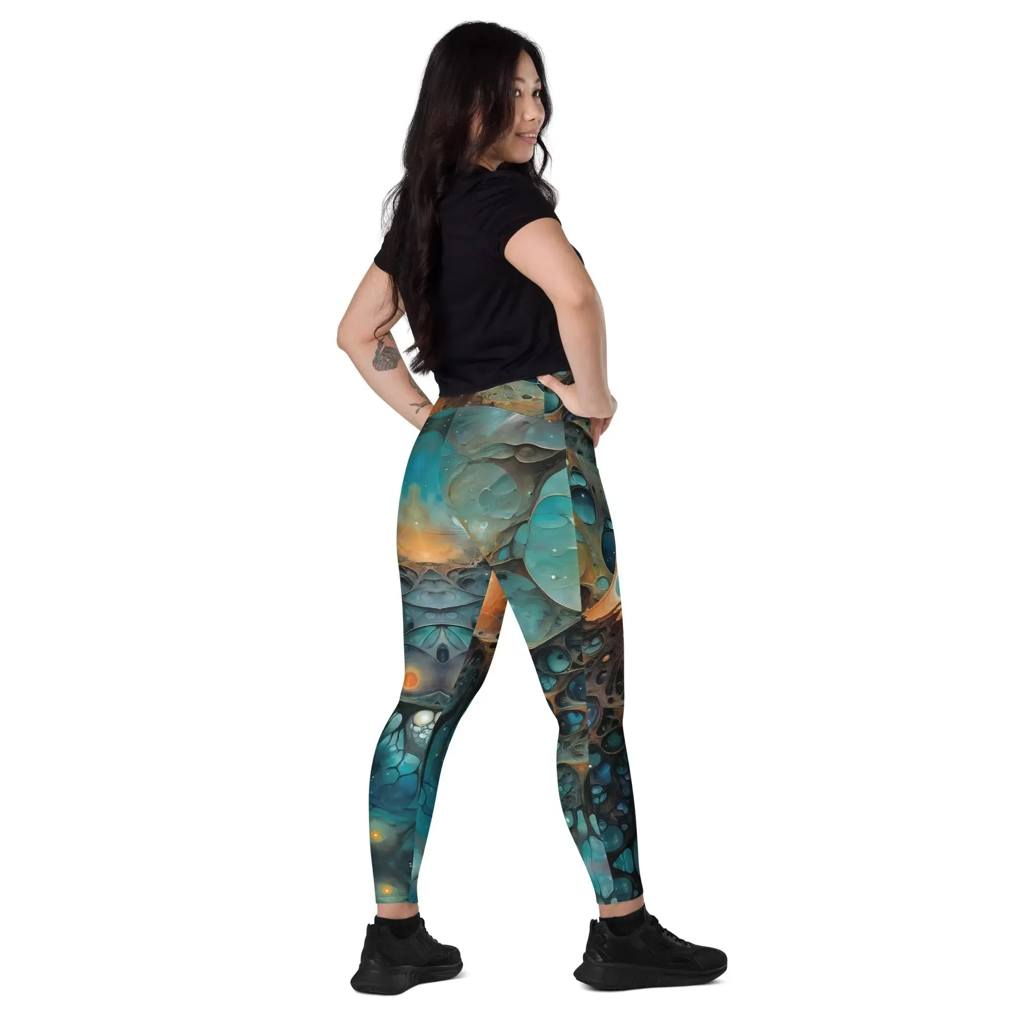 Leggings with Pockets Chthonic Echoes