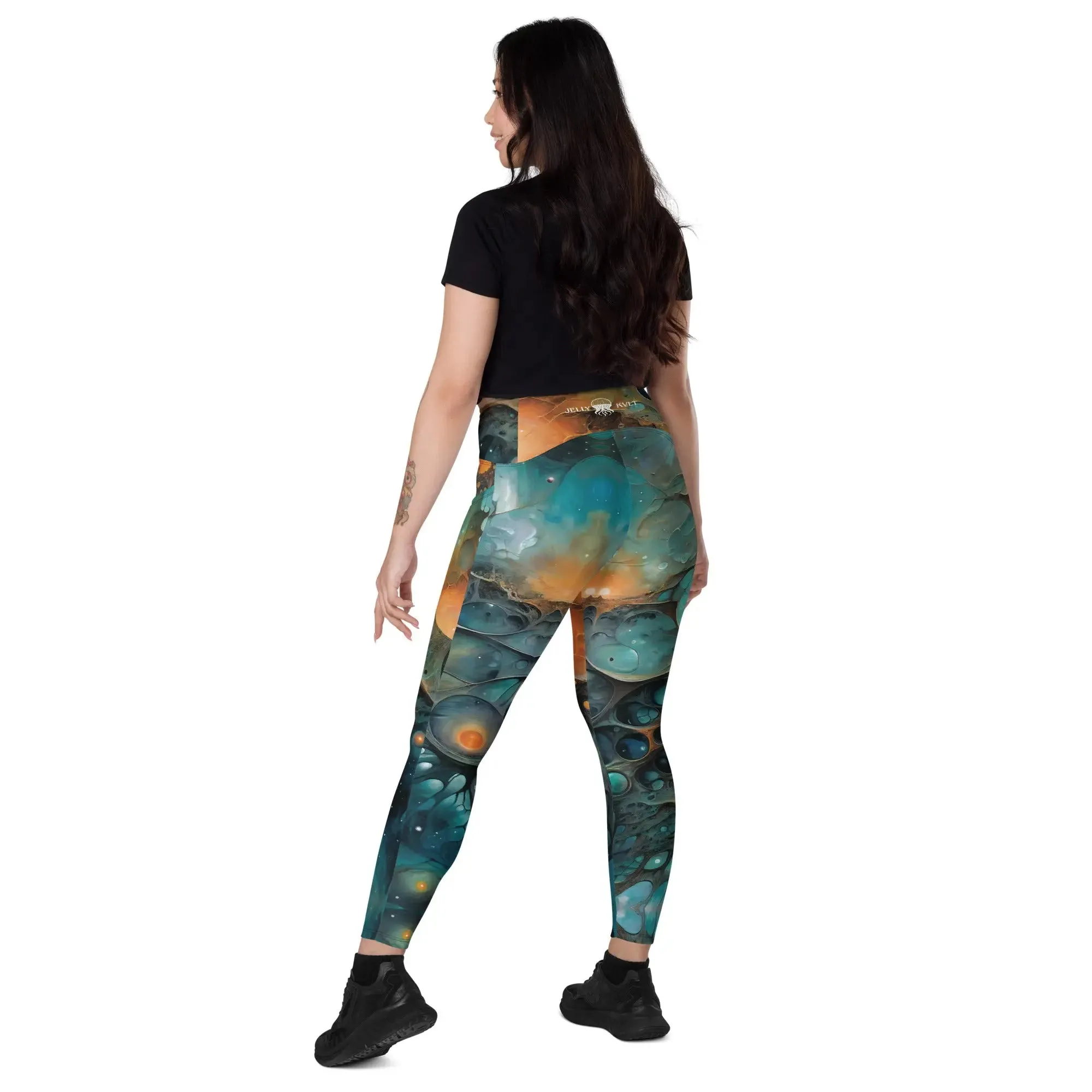 Leggings with Pockets Chthonic Echoes