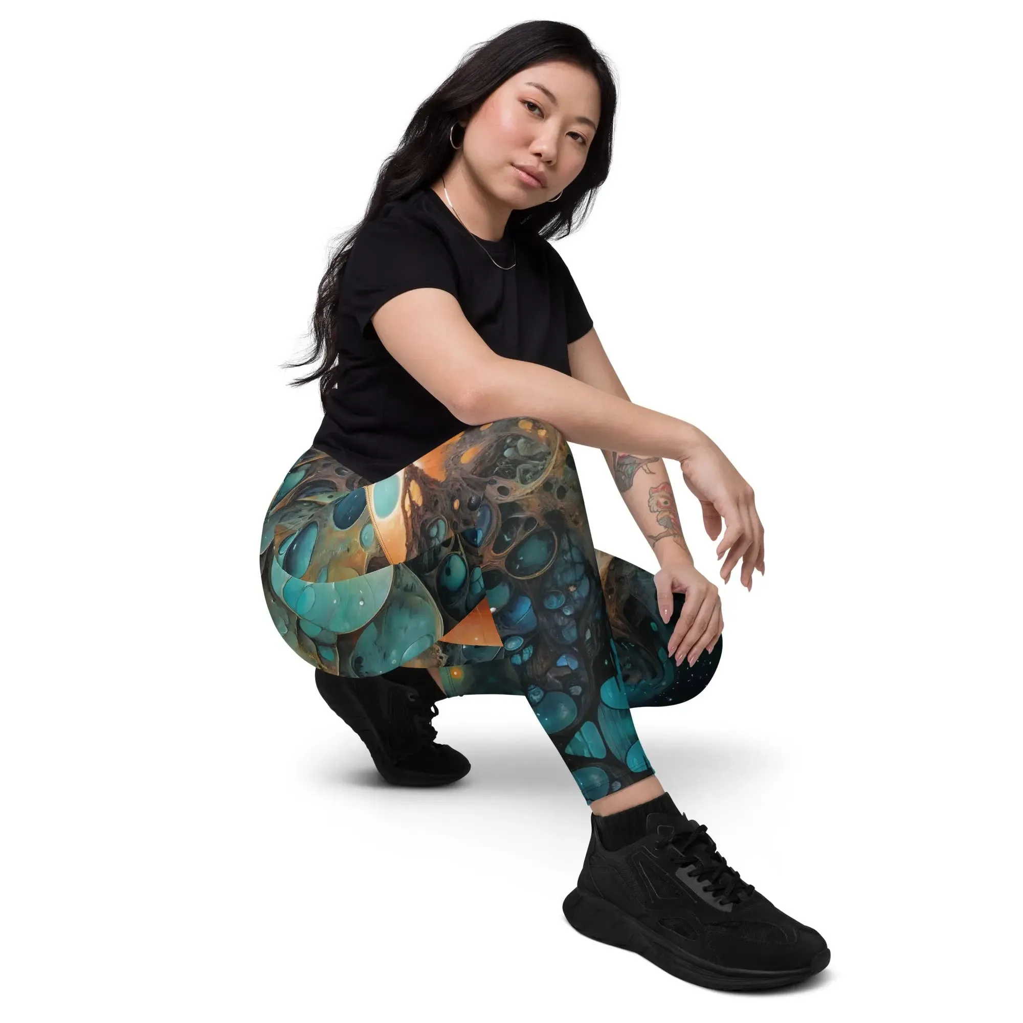 Leggings with Pockets Chthonic Echoes